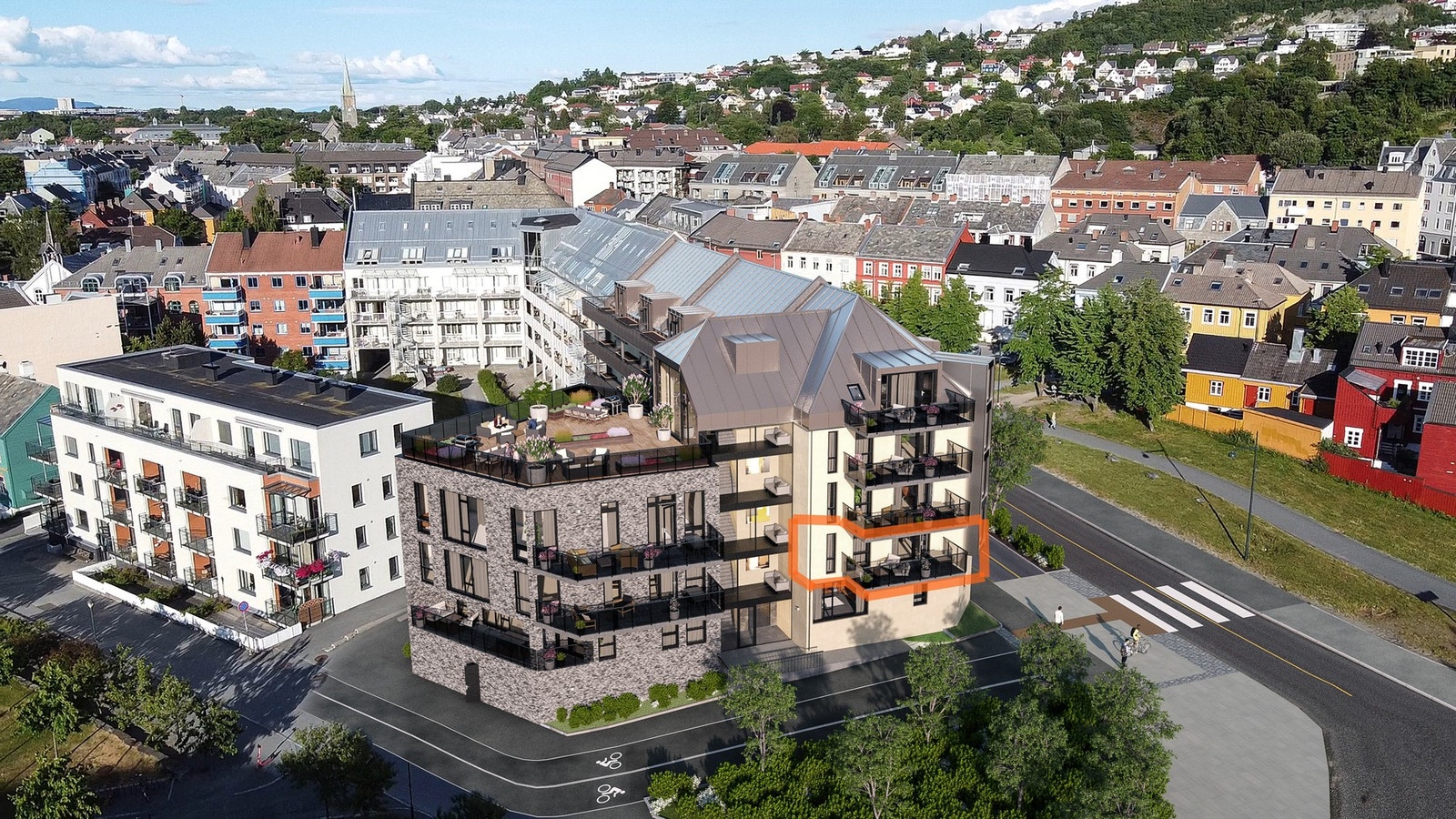 I løpet av 2025 ferdigstilles Innherredsveien som en av de viktigste miljøgatene i Trondheim. Dette vil gi deg som beboer betydelig mindre trafikkstøy, bedre luftkvalitet og redusert biltrafikk. Her blir det tilrettelagt for gående og syklende, gateliv... Galleribilde