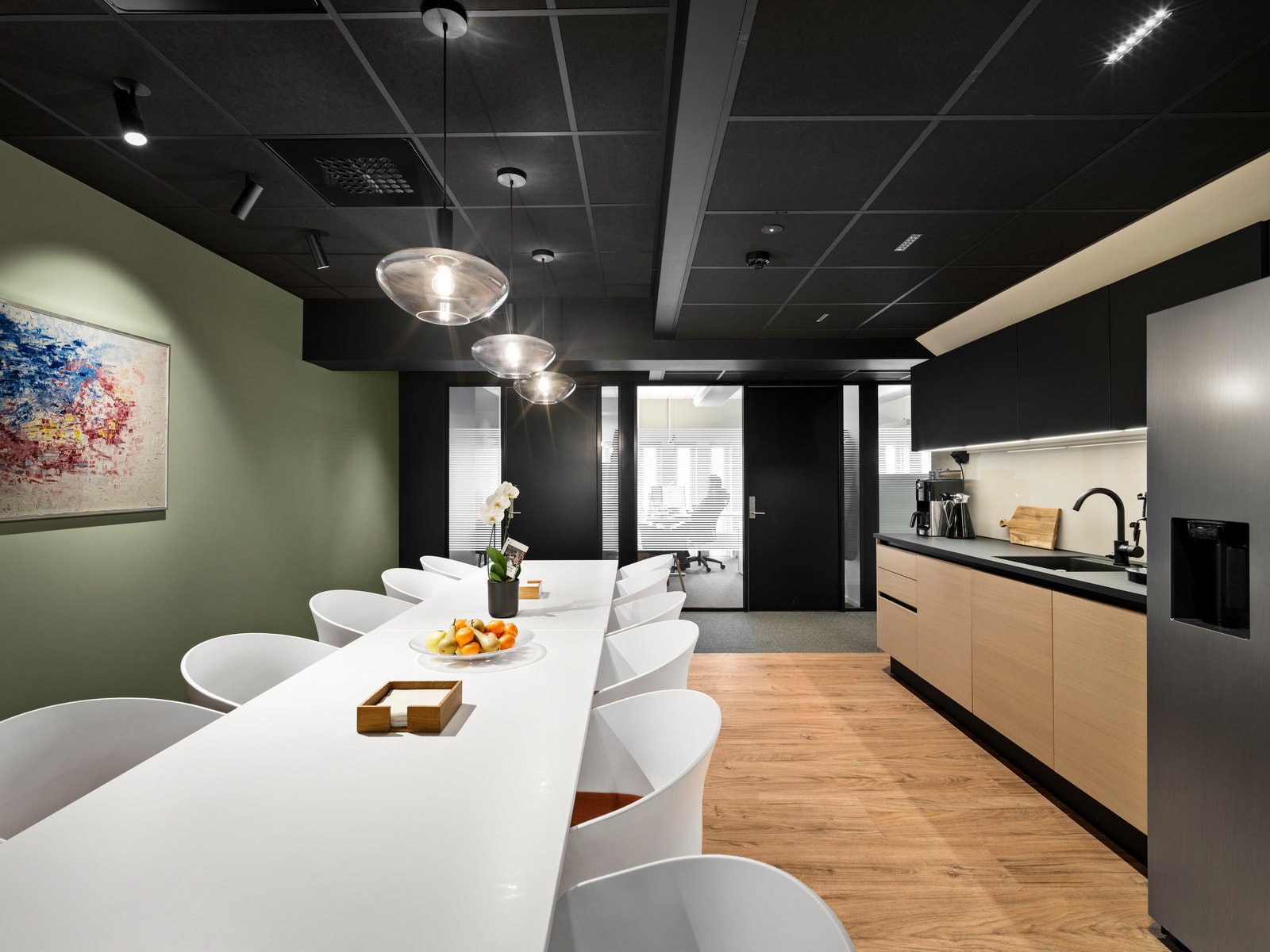 Sosial sone og kjøkken i 9. etasje. Galleribilde