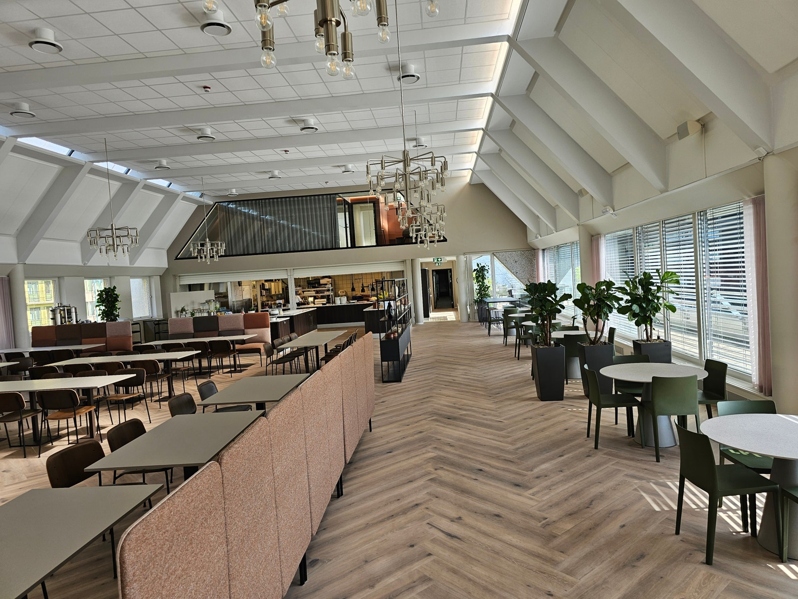 Nyrenovert kantine i 6. etasje i Wergelandsveien 1 for leietakerne i nr. 1 og 3. Galleribilde