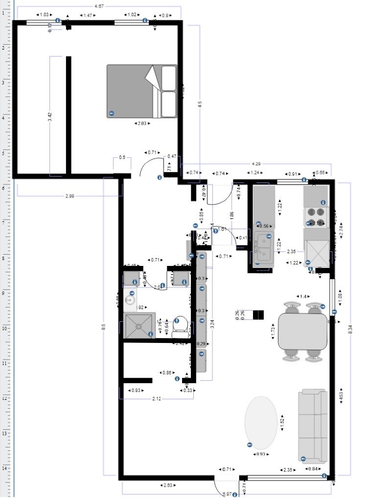 Plantegning. Galleribilde