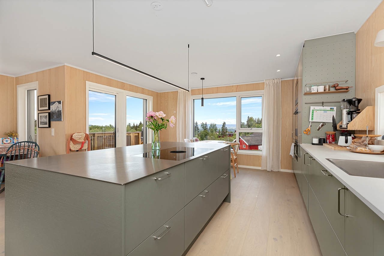 Foto fra kundetilpasset Hus1 - Det er mulig å endre leveranse av innredninger, overflater og tekniske installasjoner Galleribilde