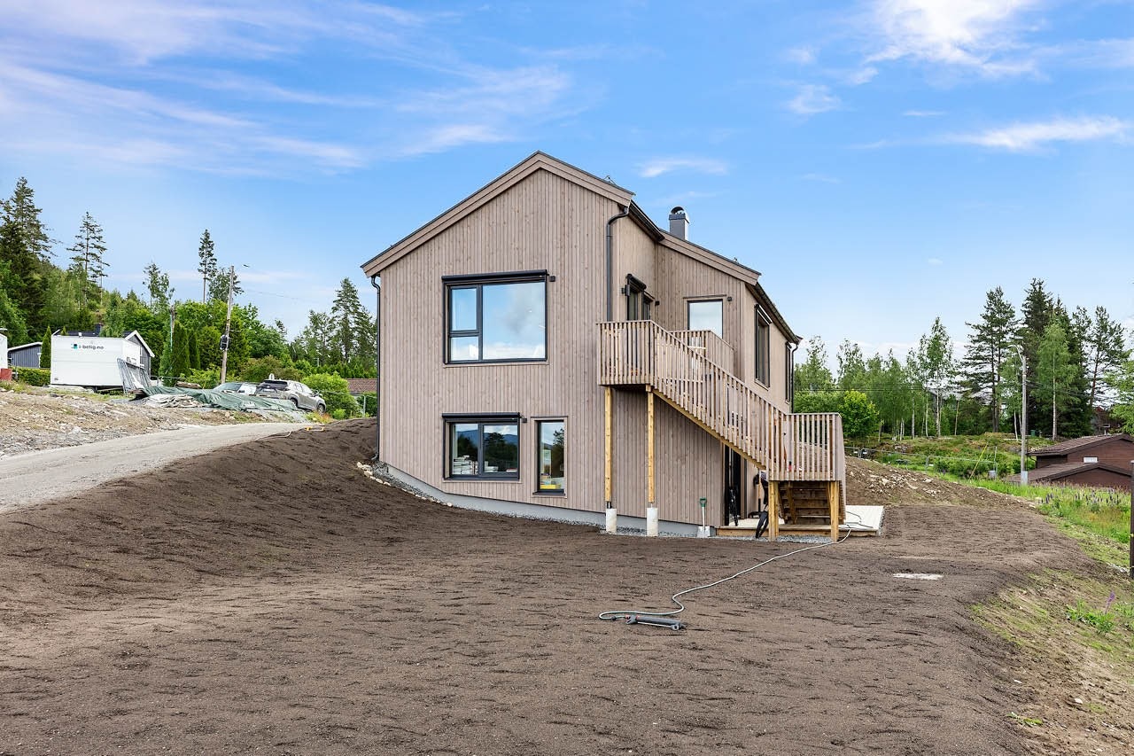 Foto fra kundetilpasset Hus1 - Eneboligene får hage og uteplasser Galleribilde