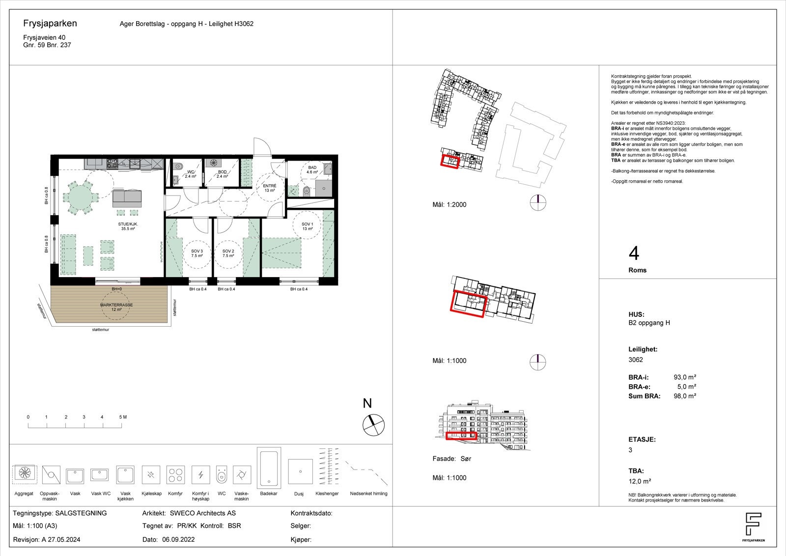 Ager Borettslag - oppgang H - Leilighet 3062 Galleribilde