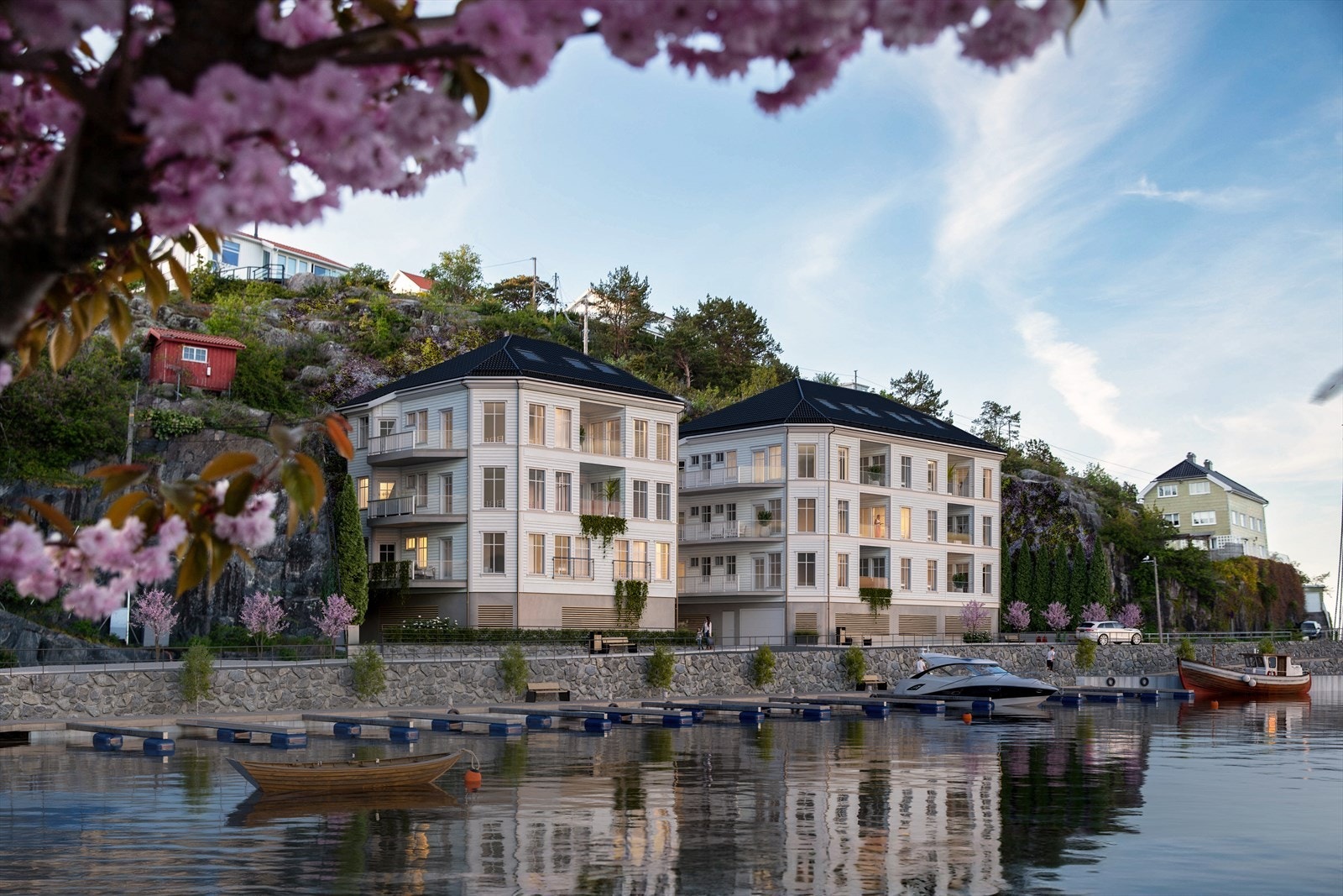 Kristoffer Eastwood og Tobias Due i Nordvik presenterer Løkteskjær brygge! Galleribilde