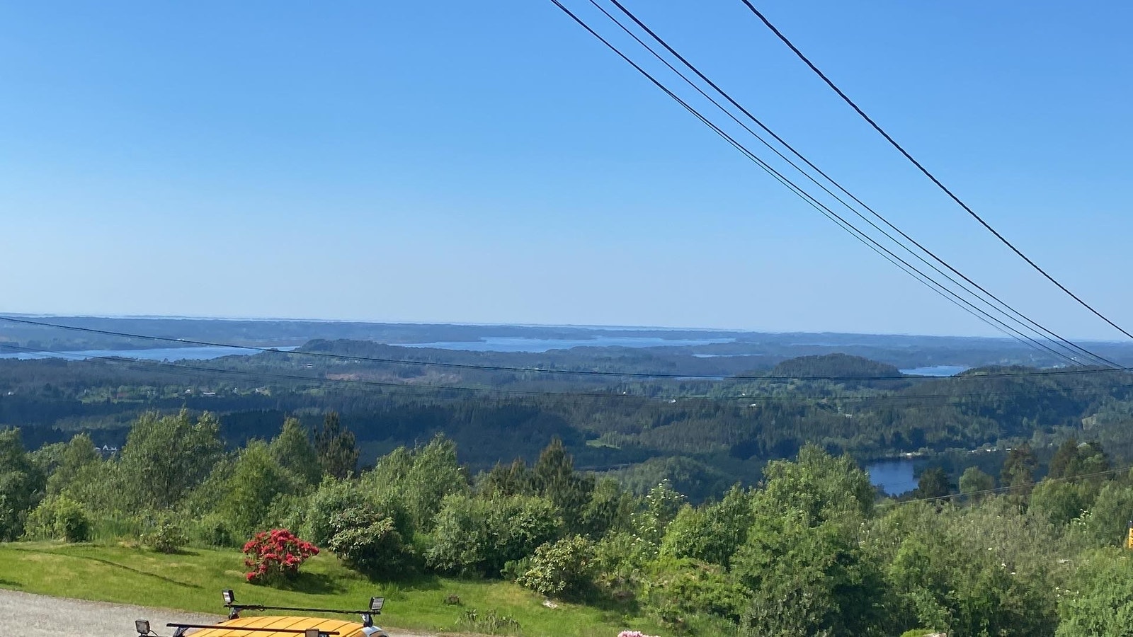 Utsikt fra tomten Galleribilde