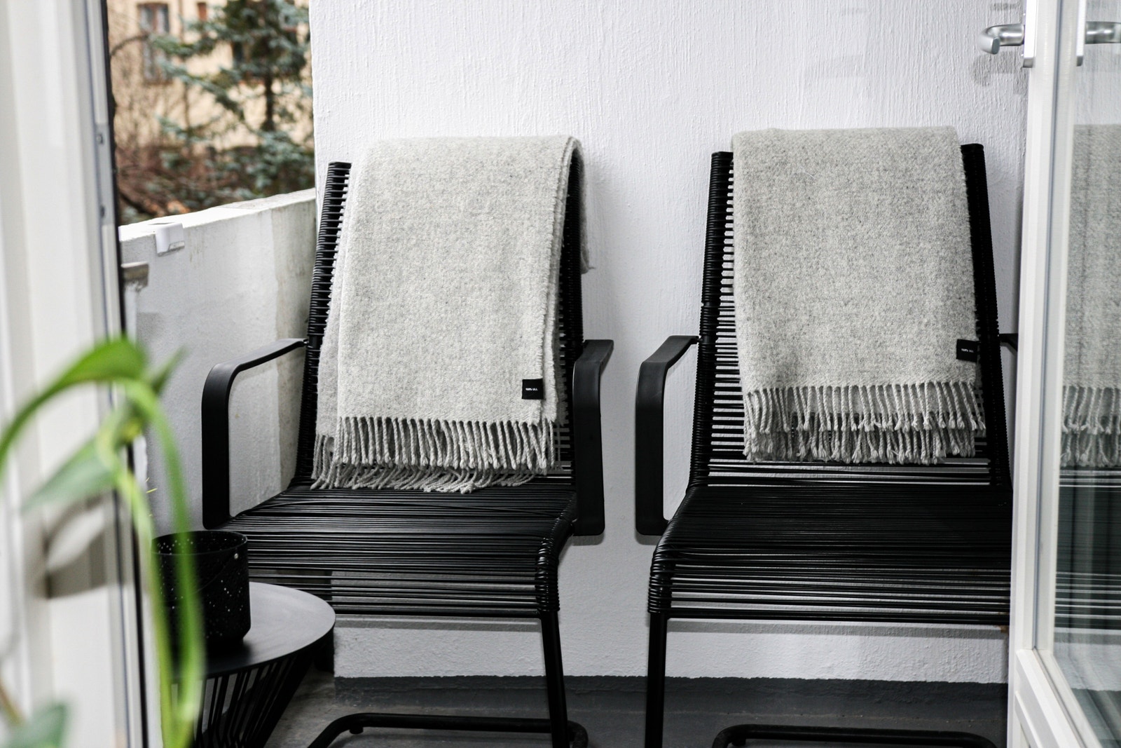 Koselig balkong Galleribilde