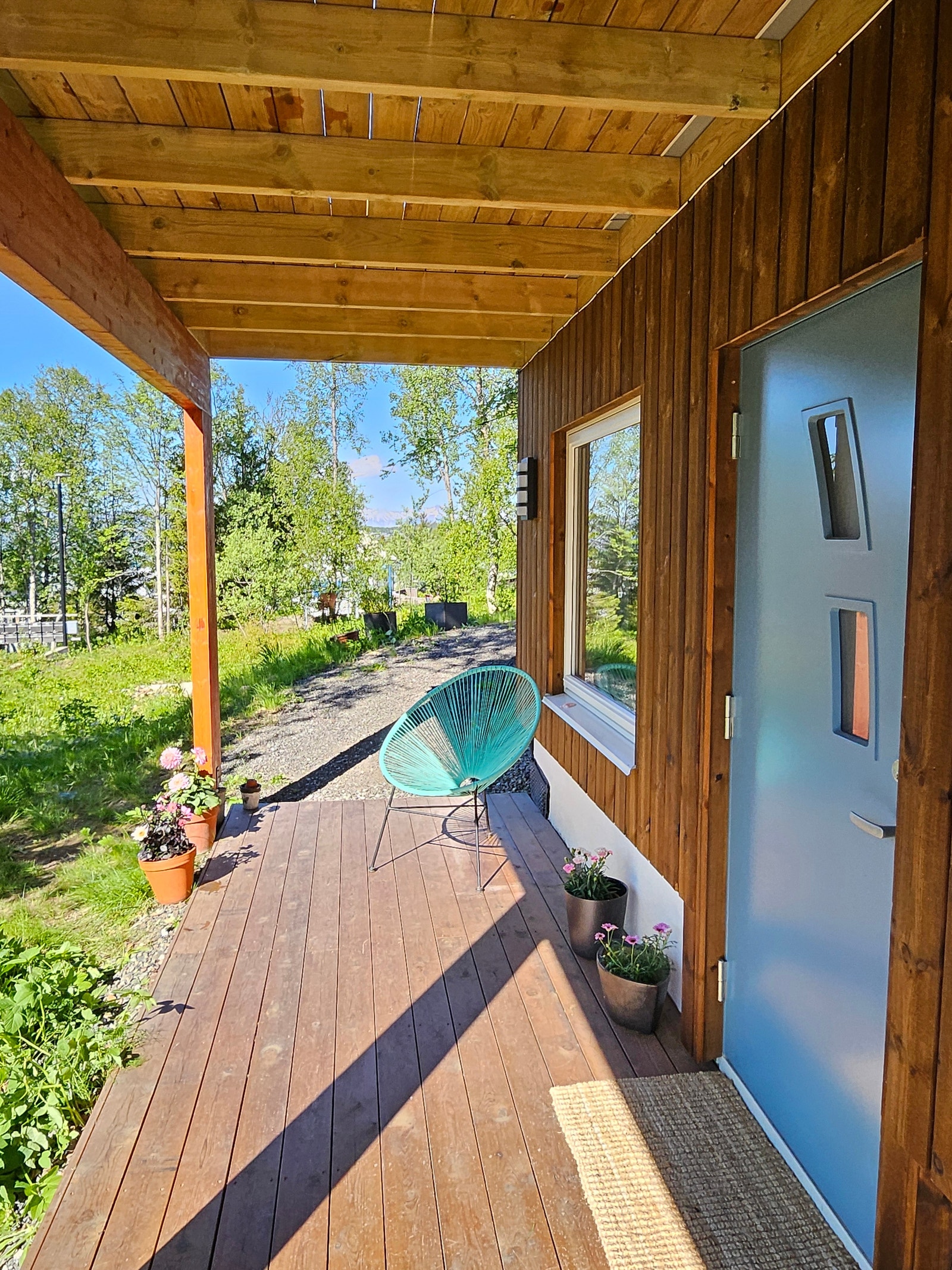 Egen inngang med platting Galleribilde