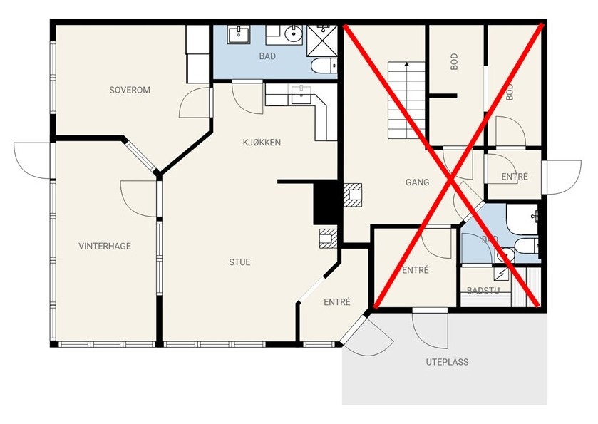 Plantegning Galleribilde