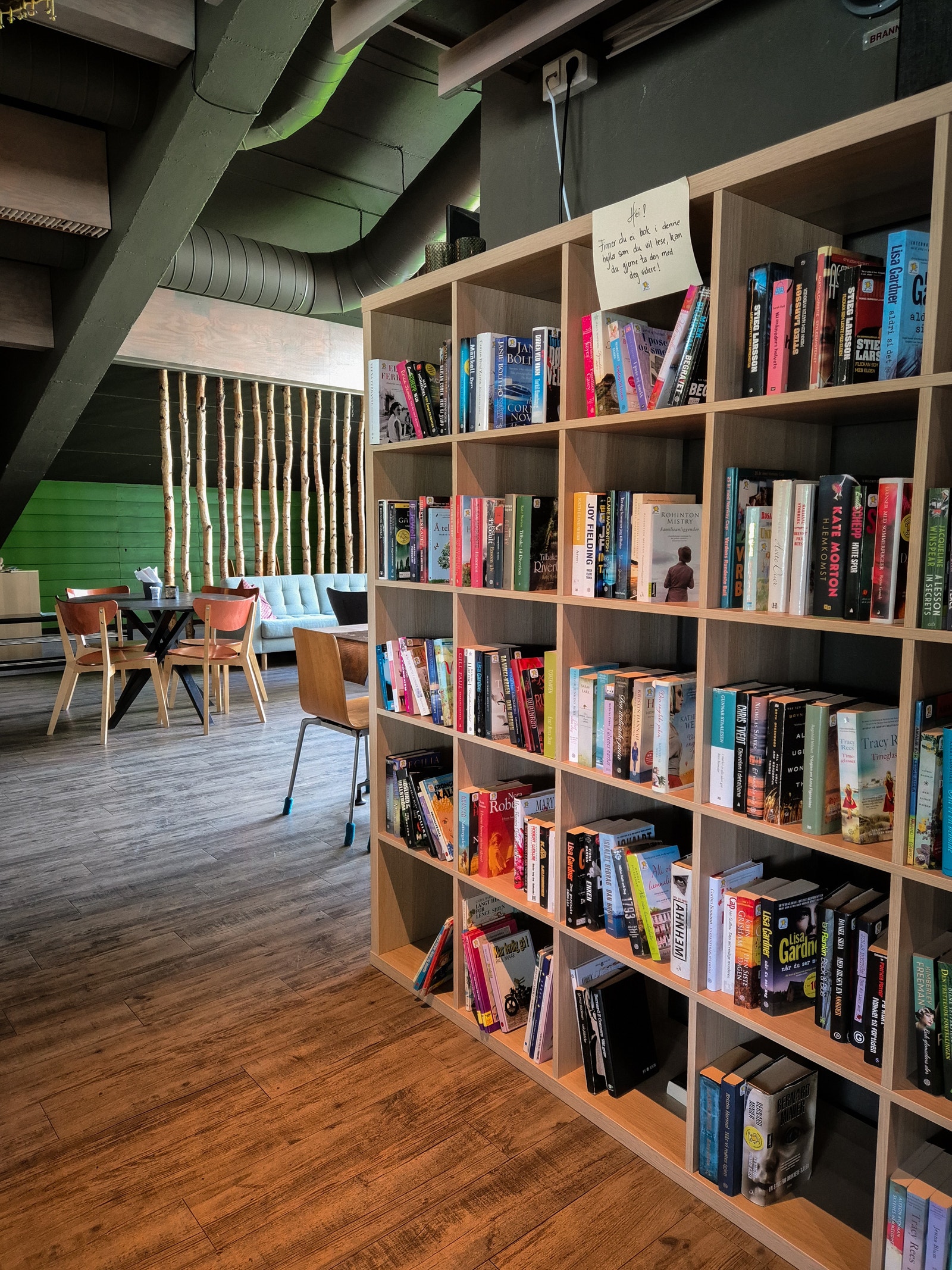 Bøker man kan låne. Galleribilde