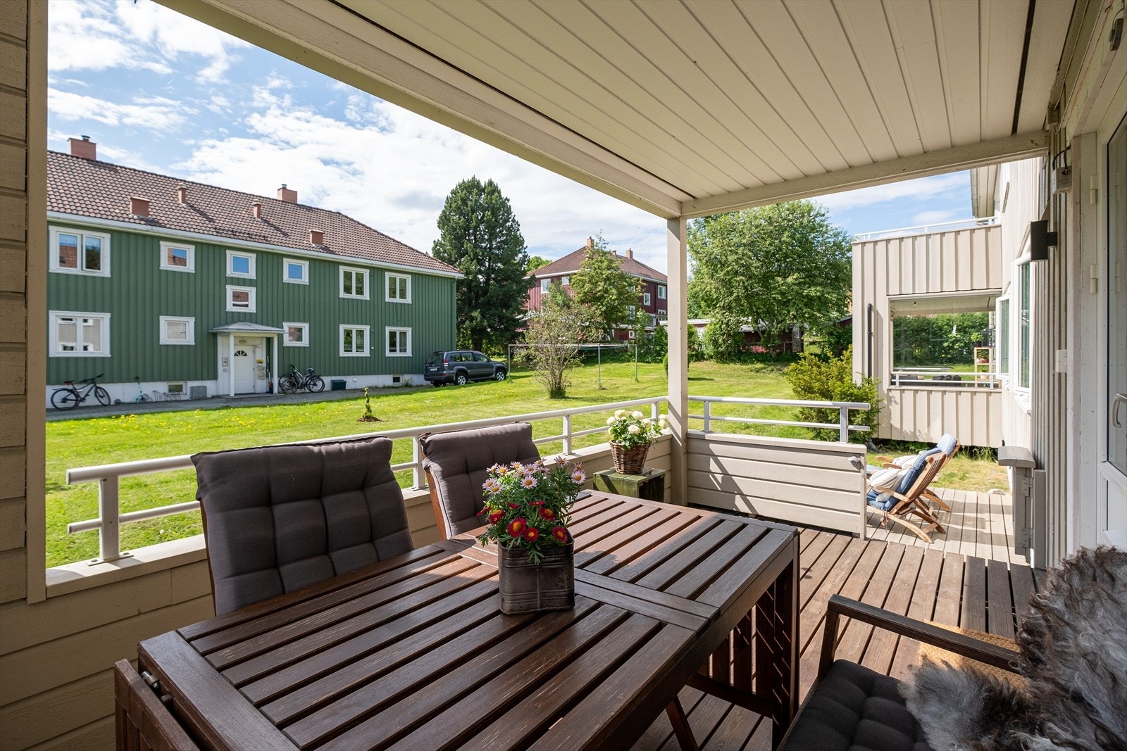 Balkongen er 9,5 m² og er vendt mot sør. Galleribilde