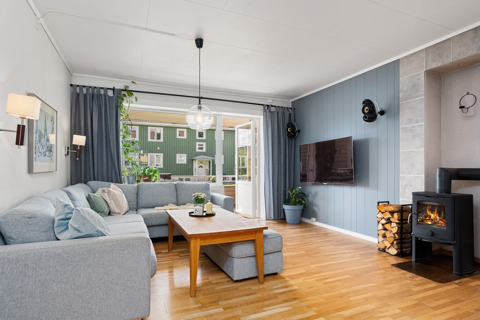 En lys og delikat 4-roms leilighet som strekker seg over 83 m². Galleribilde