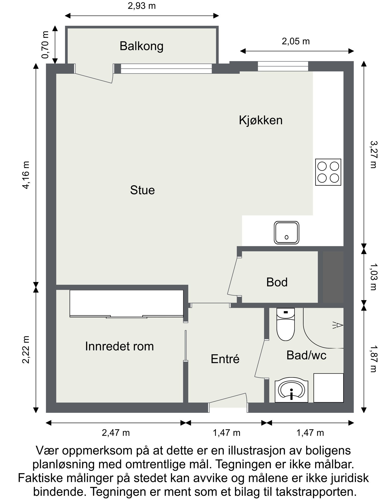 Plantegning 2. etasje Galleribilde
