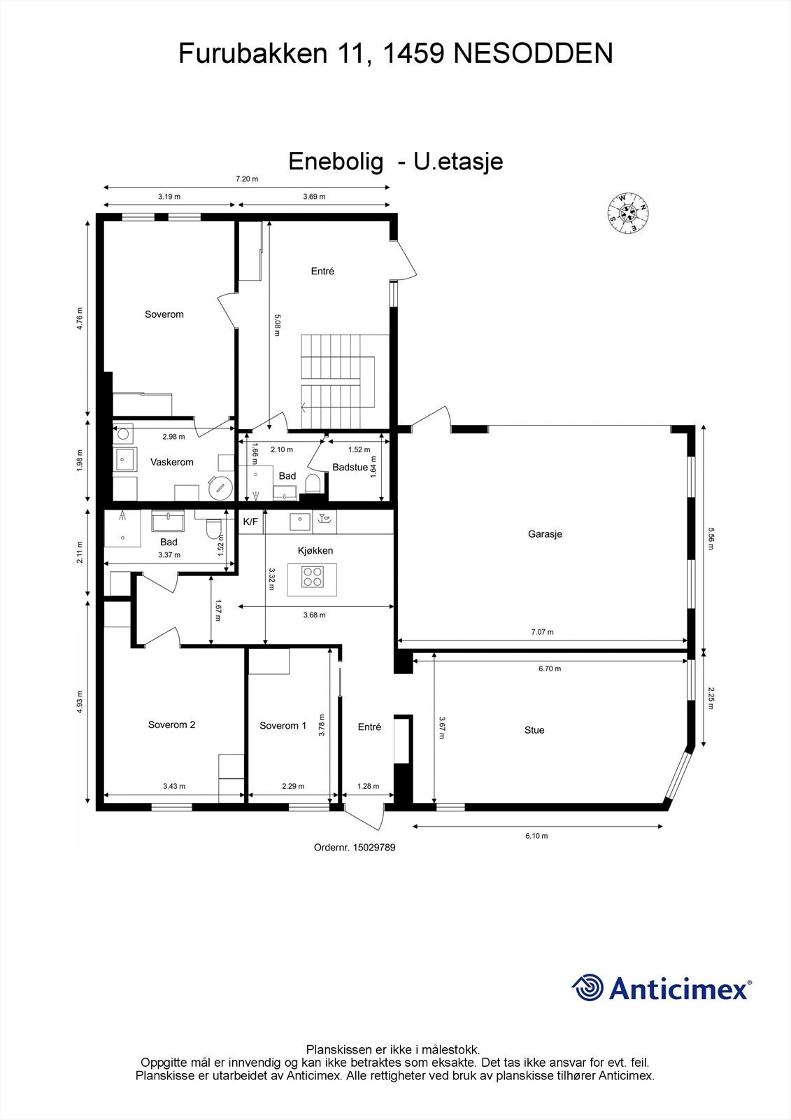 Plantegning u. etasje Galleribilde