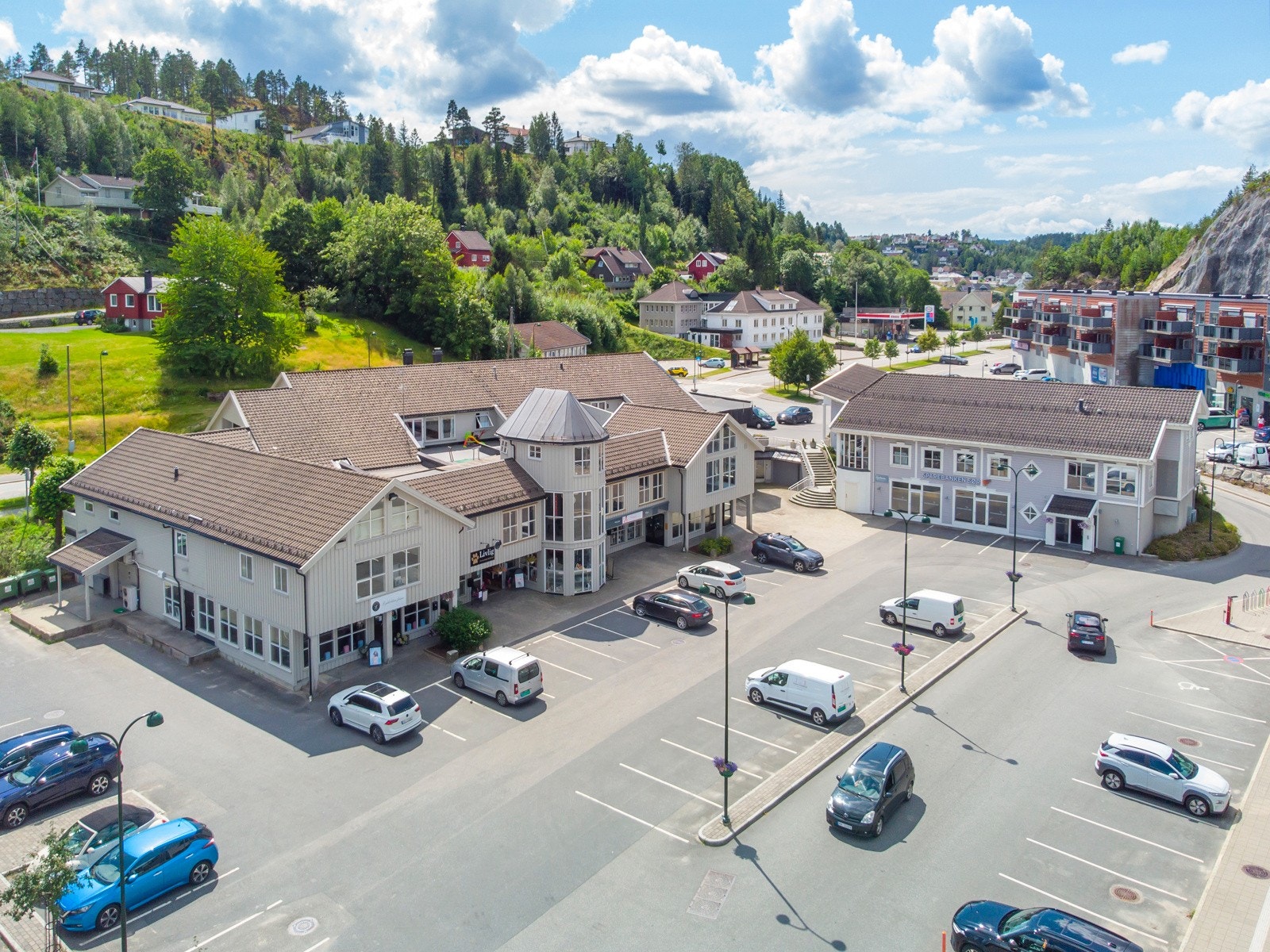 Deler av Froland sentrum - Osedalen. Galleribilde