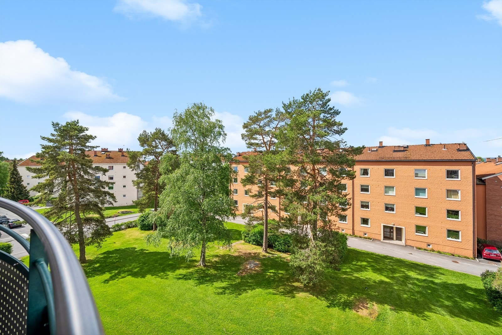 Flott utsyn mot grøntområdet. Galleribilde