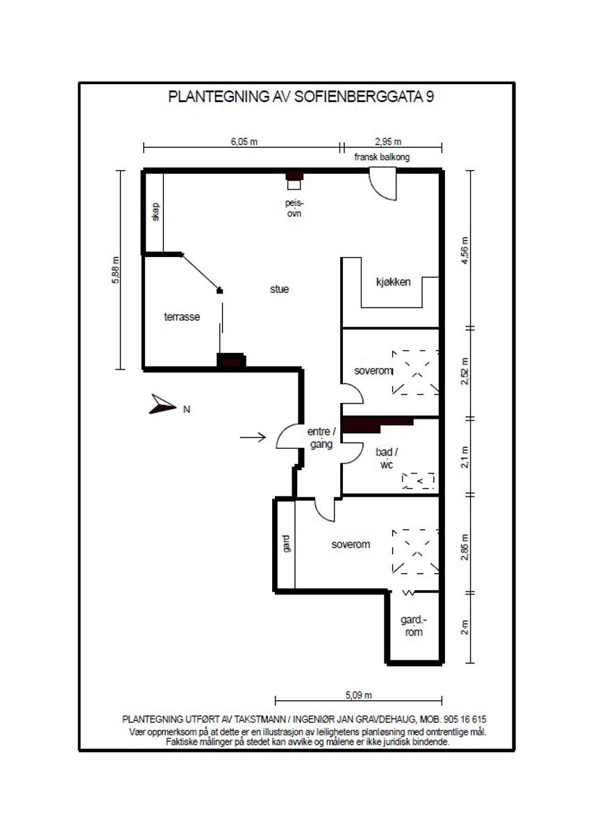 Meget god og arealeffektiv planløsning Galleribilde