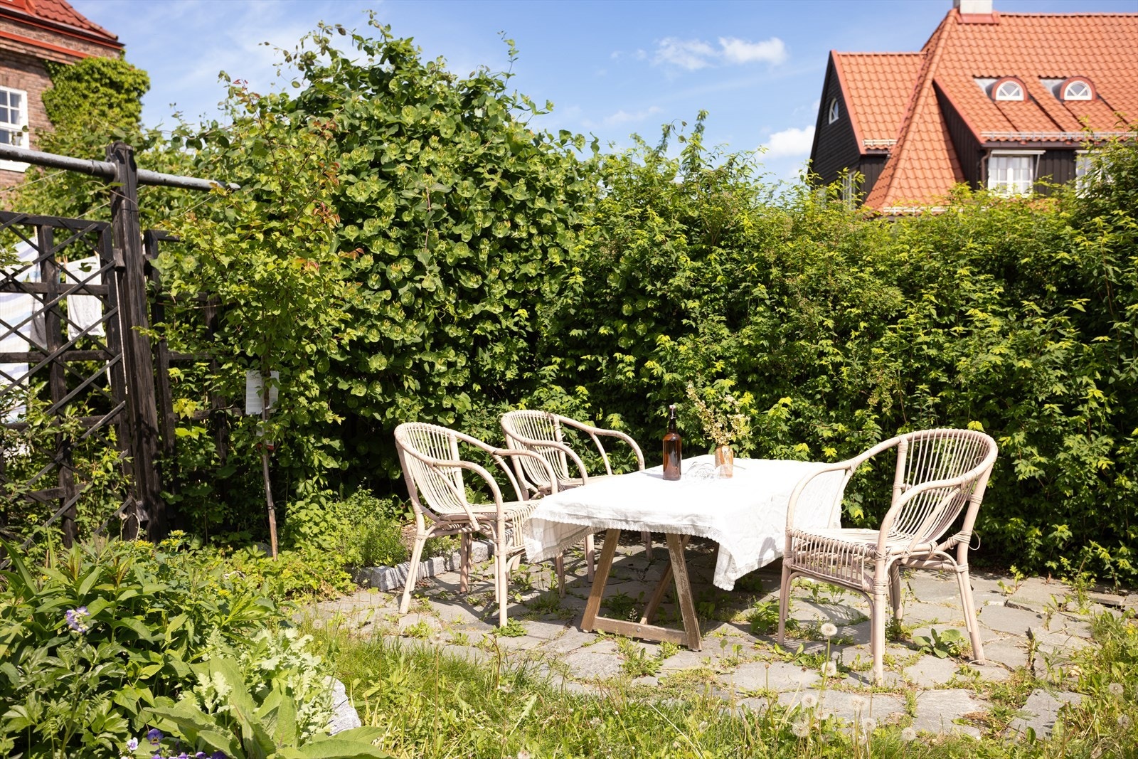 I Ullevål Hageby kan barna løpe fritt mellom de koselige gatene og de rolige internveiene. Velkommen inn! Galleribilde