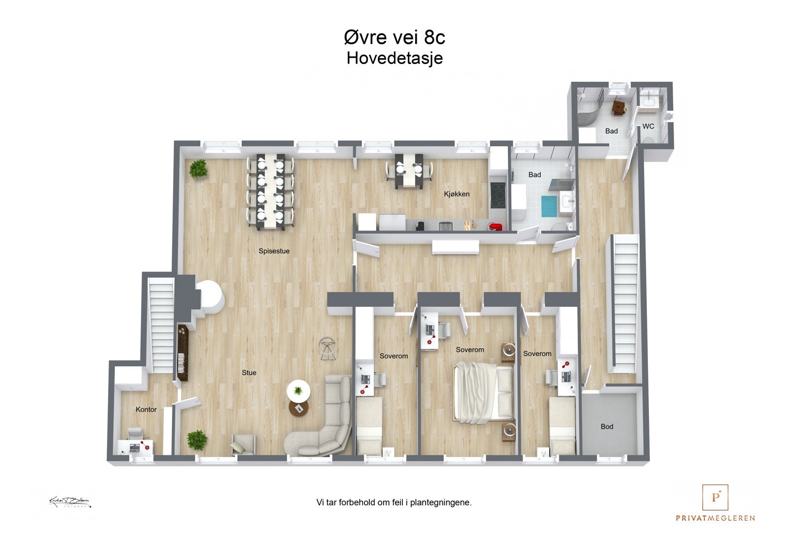 Plantegning 2. etasje Galleribilde