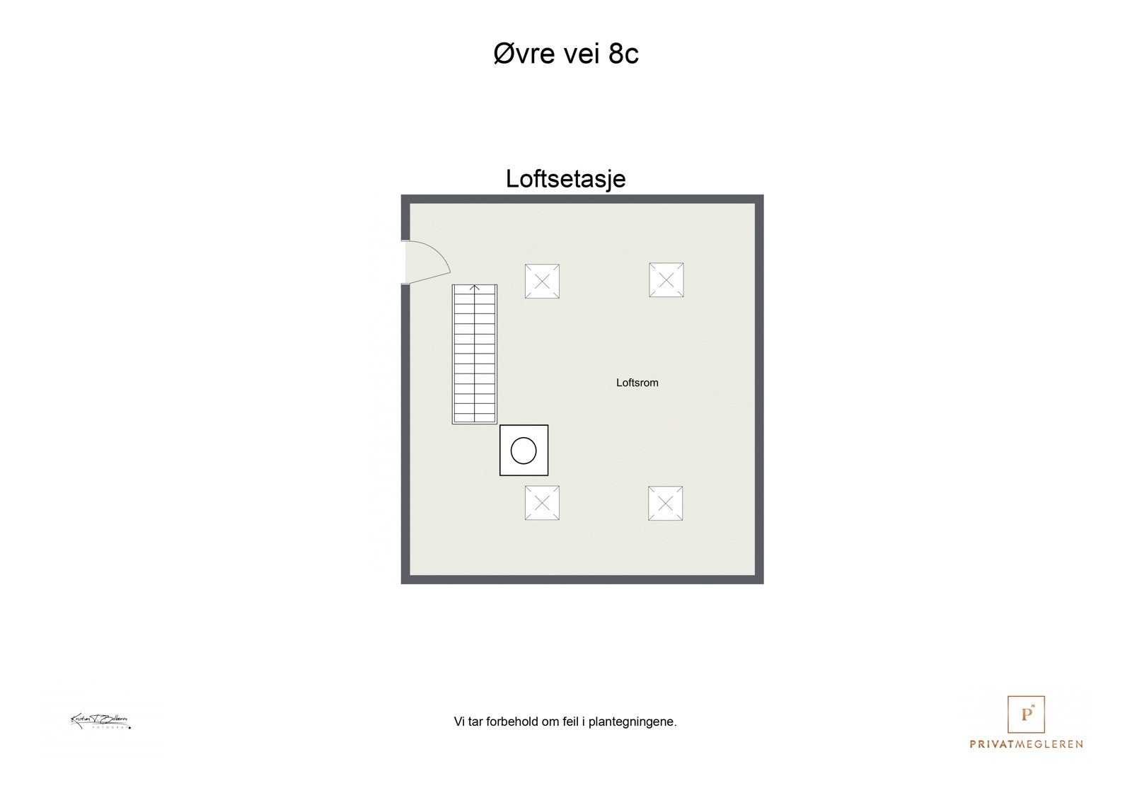 Plantegning loftetasje Galleribilde