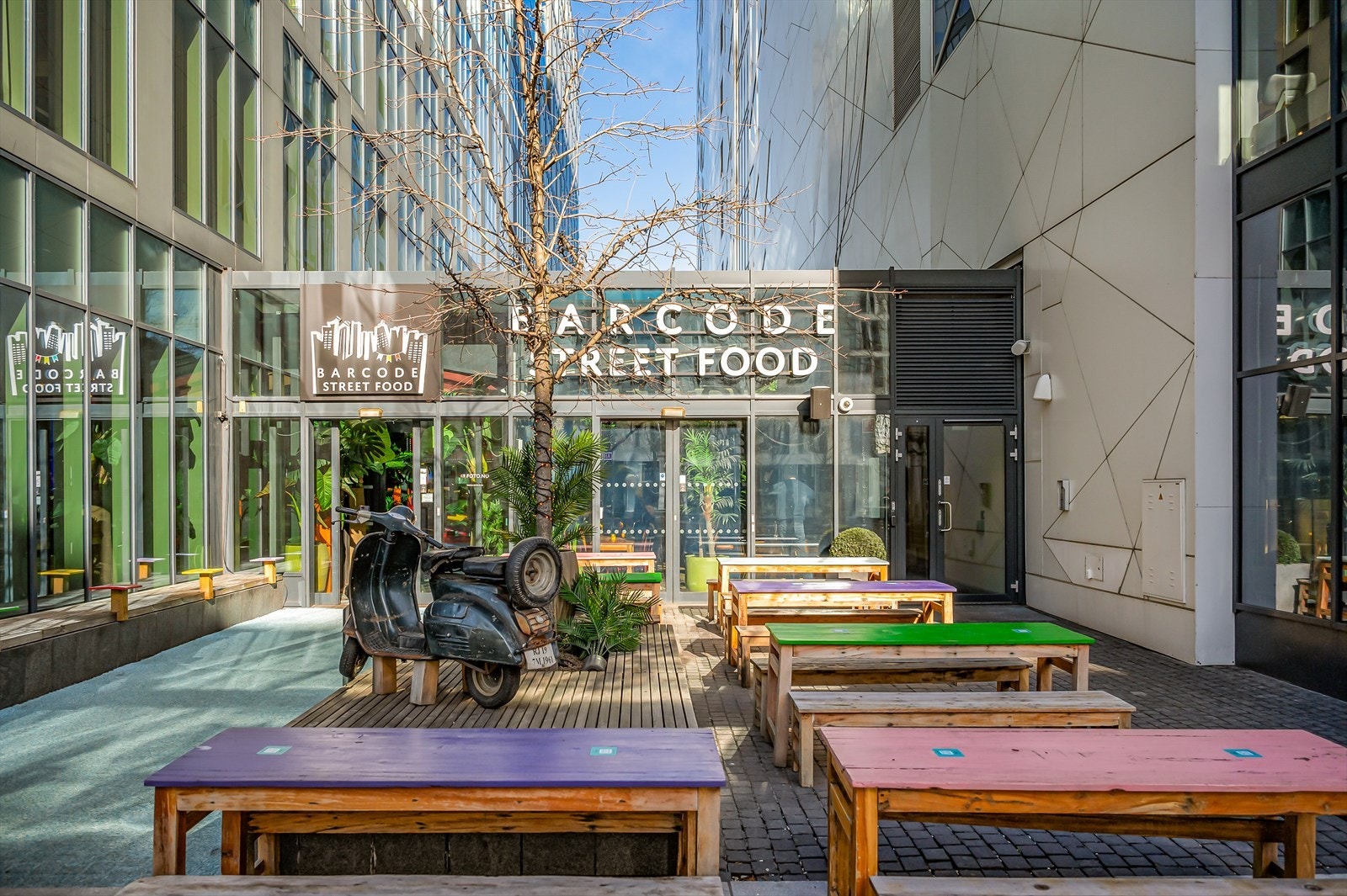 Barcode Streetfood Galleribilde