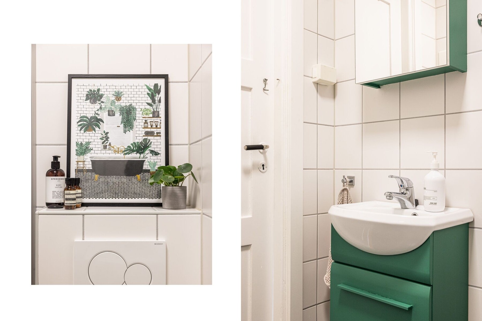 Fine detaljer på bad Galleribilde