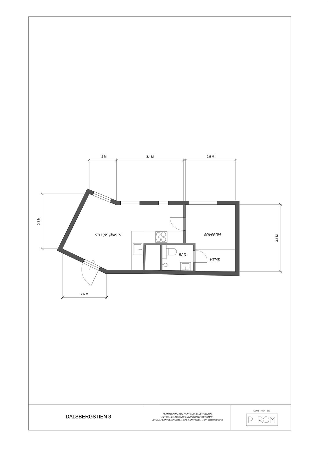 Plantegning Galleribilde