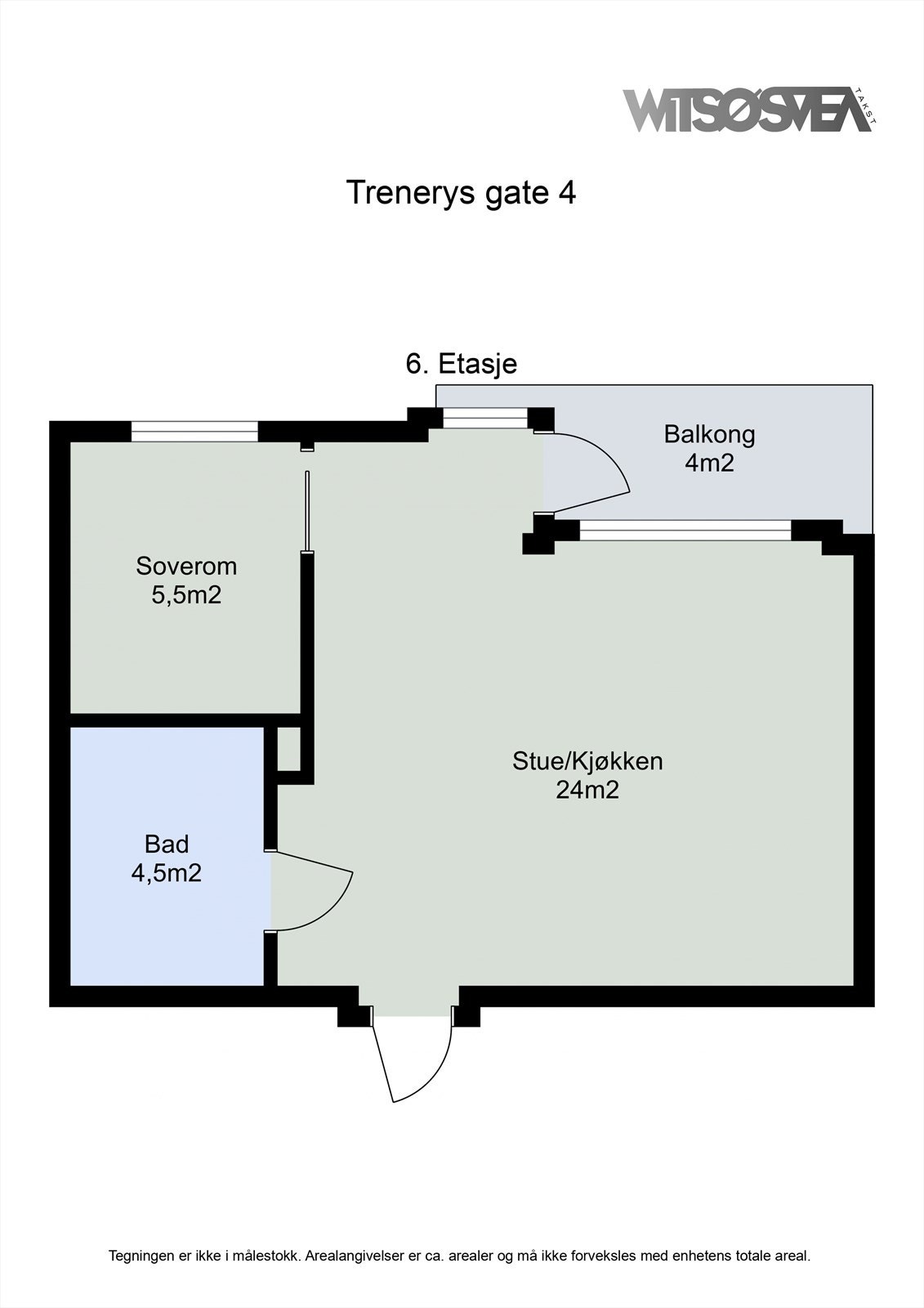 Planskisse Galleribilde