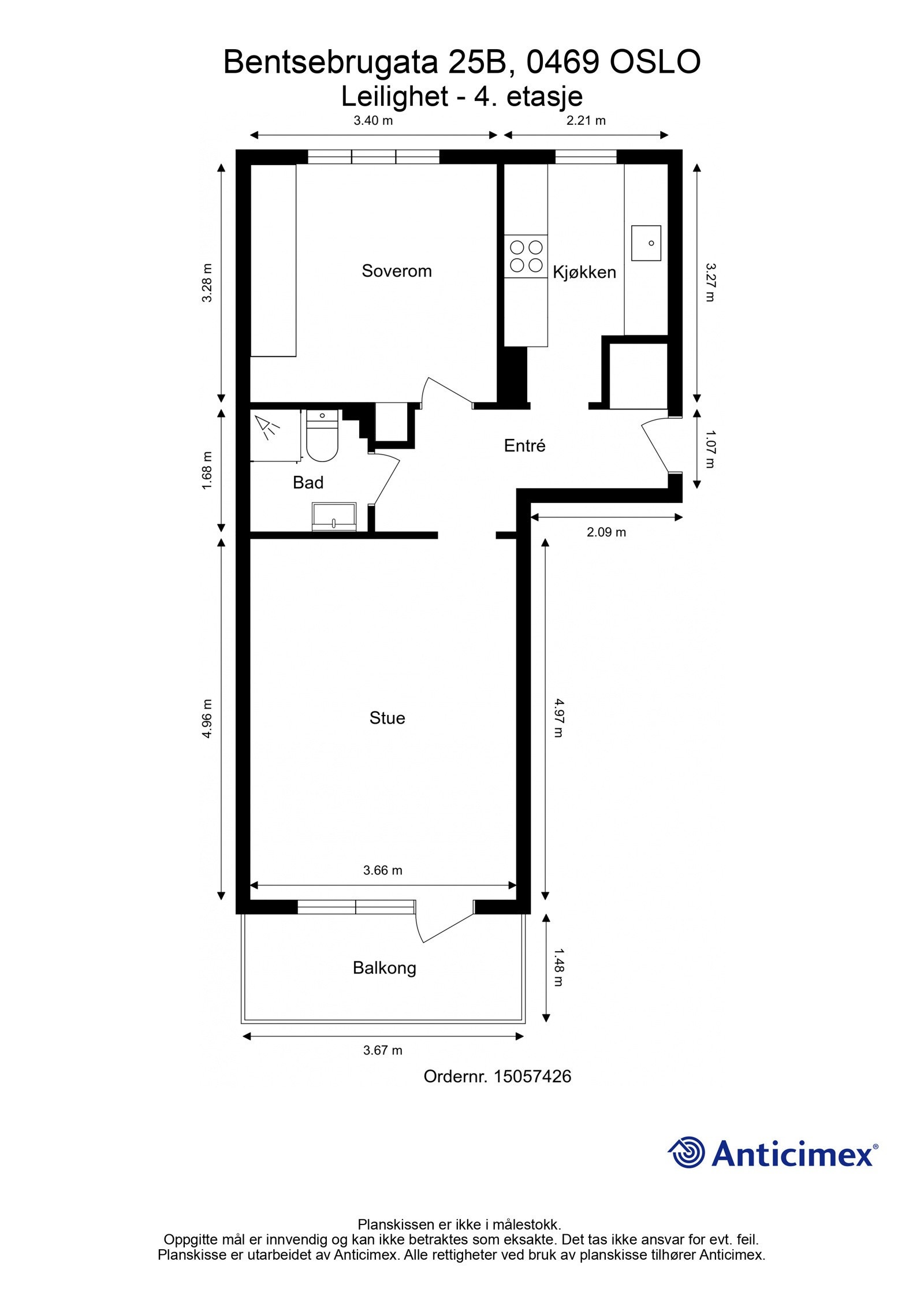 Planskisse Galleribilde