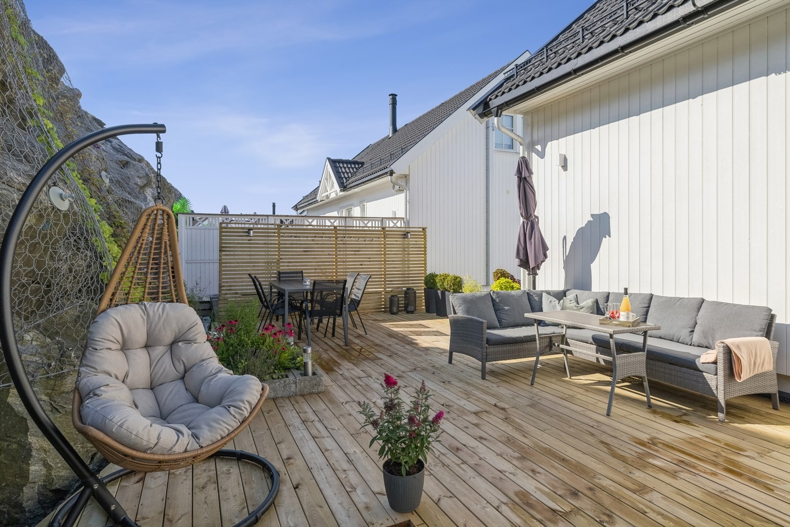 Detaljbilde uteplass. Galleribilde