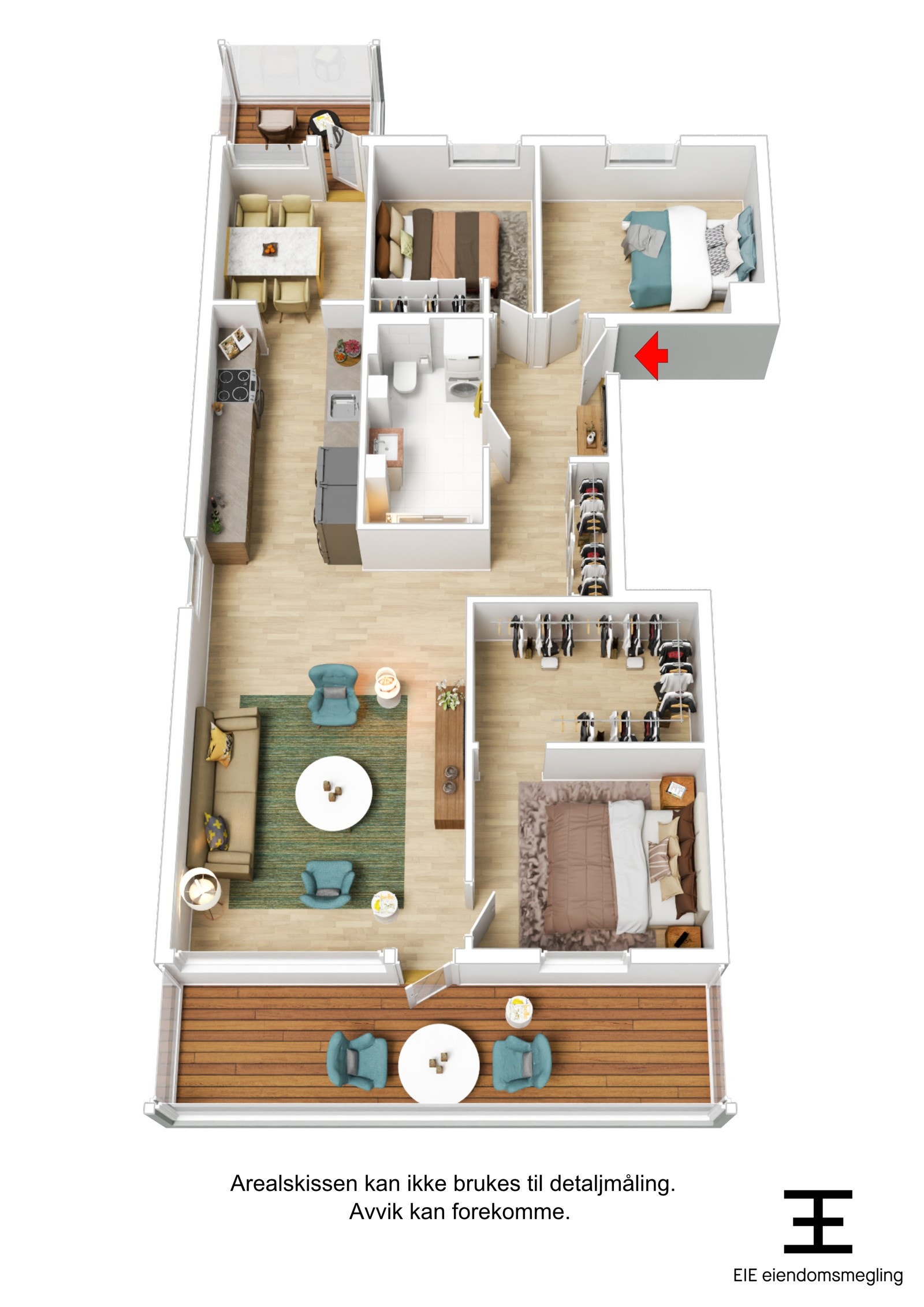 Digital plantegning. Galleribilde