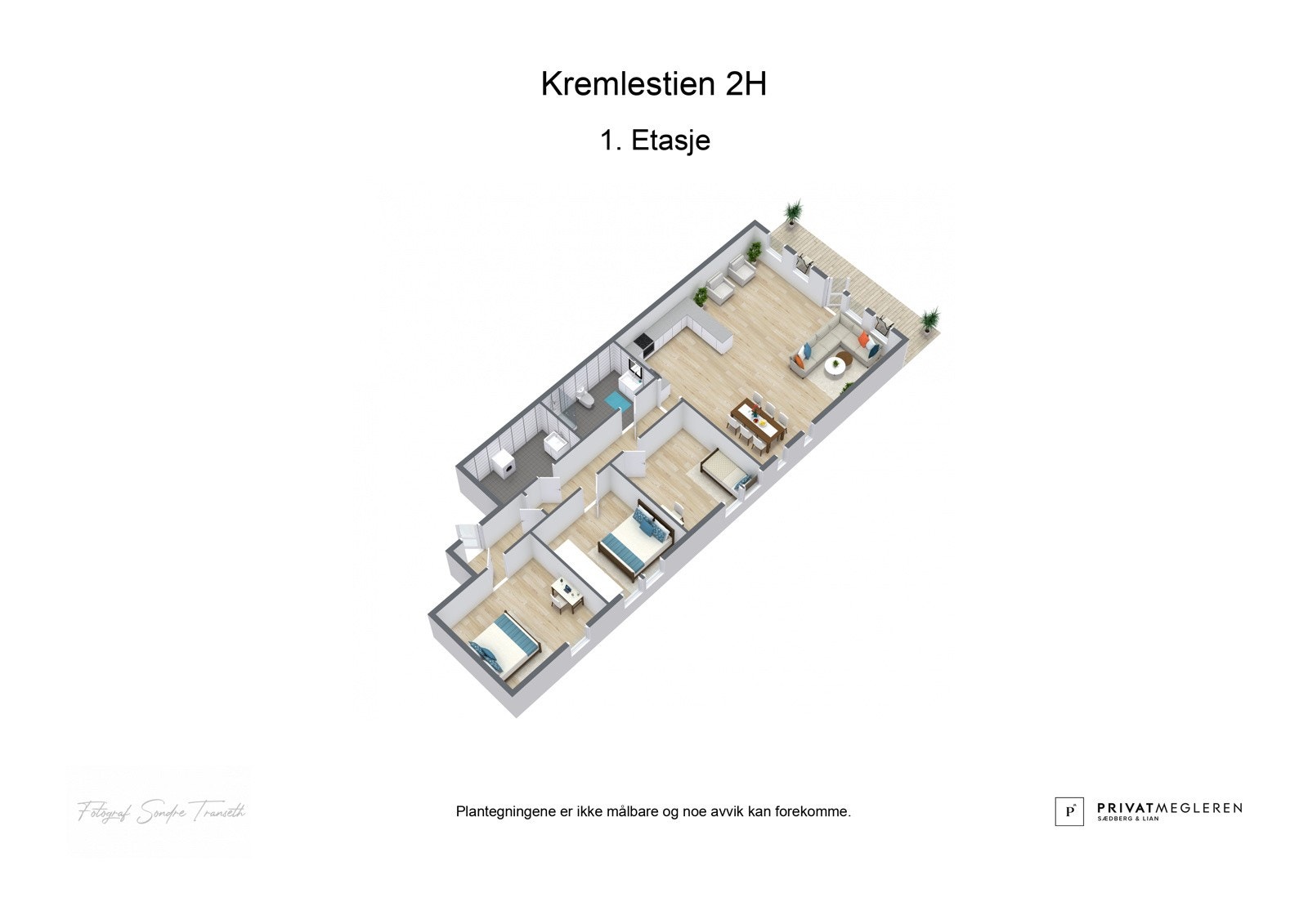 - 3D plantegning | Ikke målbart - Galleribilde