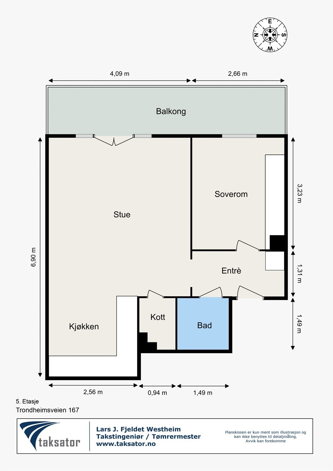 Plantegning til orientering. Galleribilde