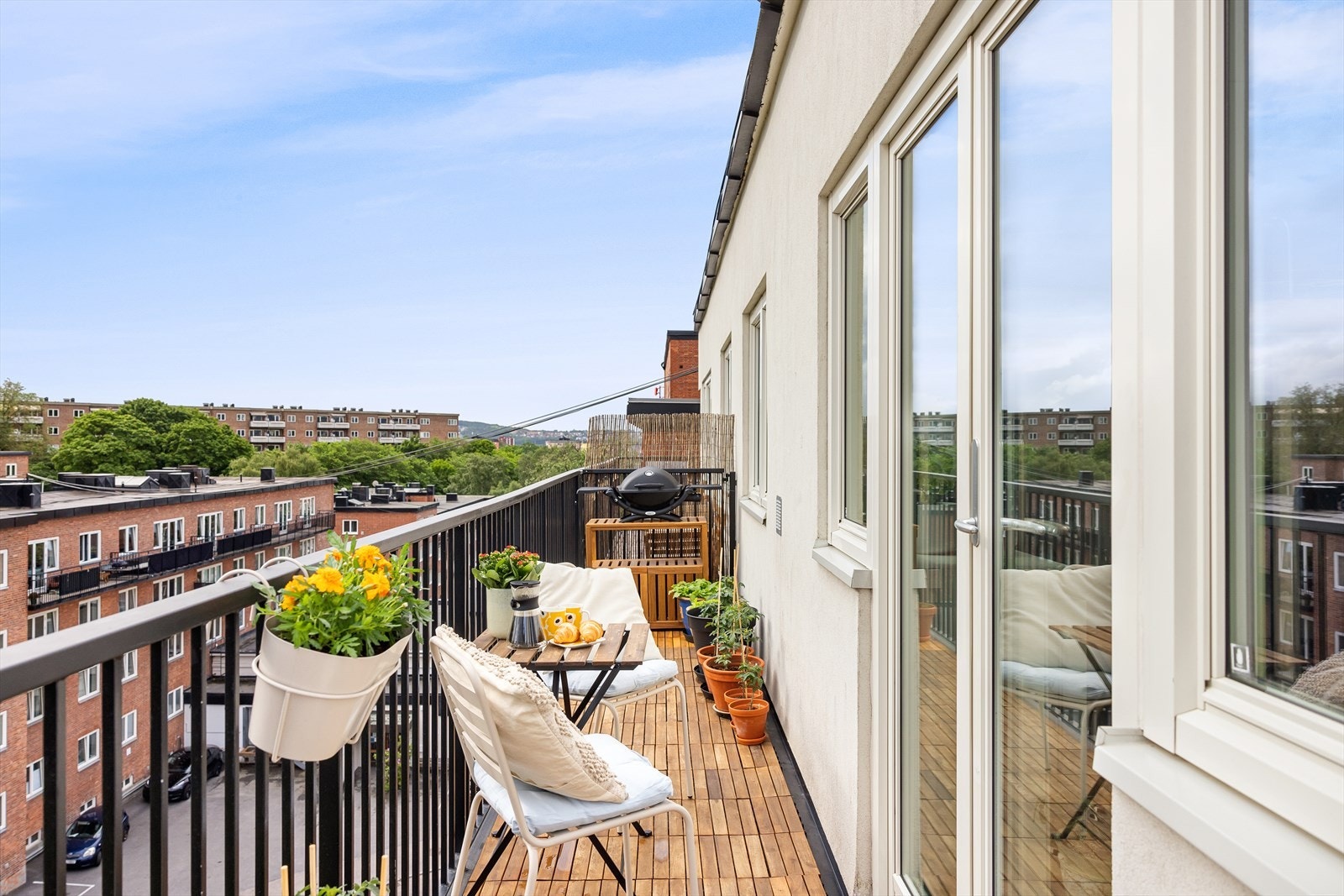 Leiligheten byr på en herlig østvendt balkong på ca. 8 m². Galleribilde
