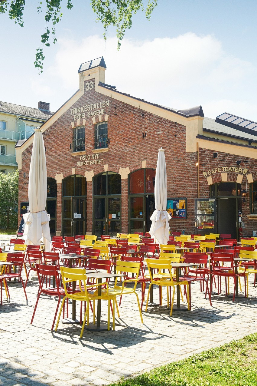 Trikkestallen er et av mange serveringssteder på sommerstid Galleribilde