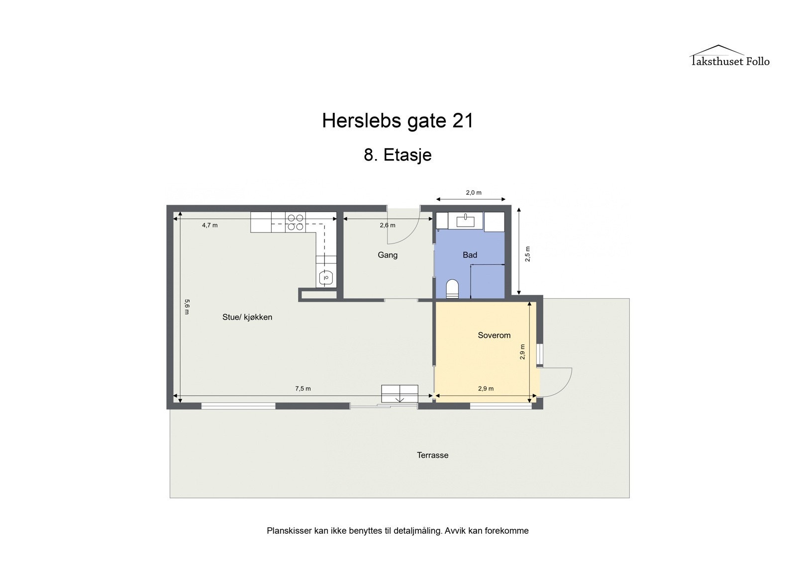 Planskisse Galleribilde