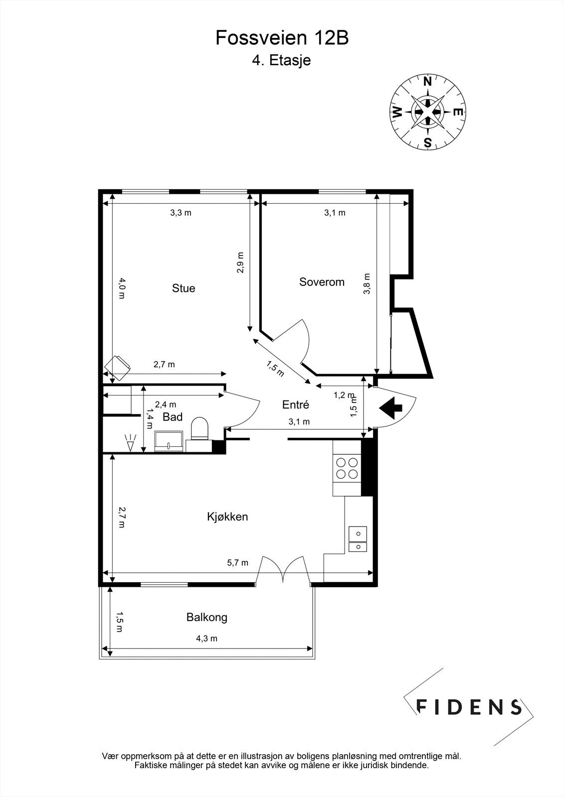 Plantegning Galleribilde