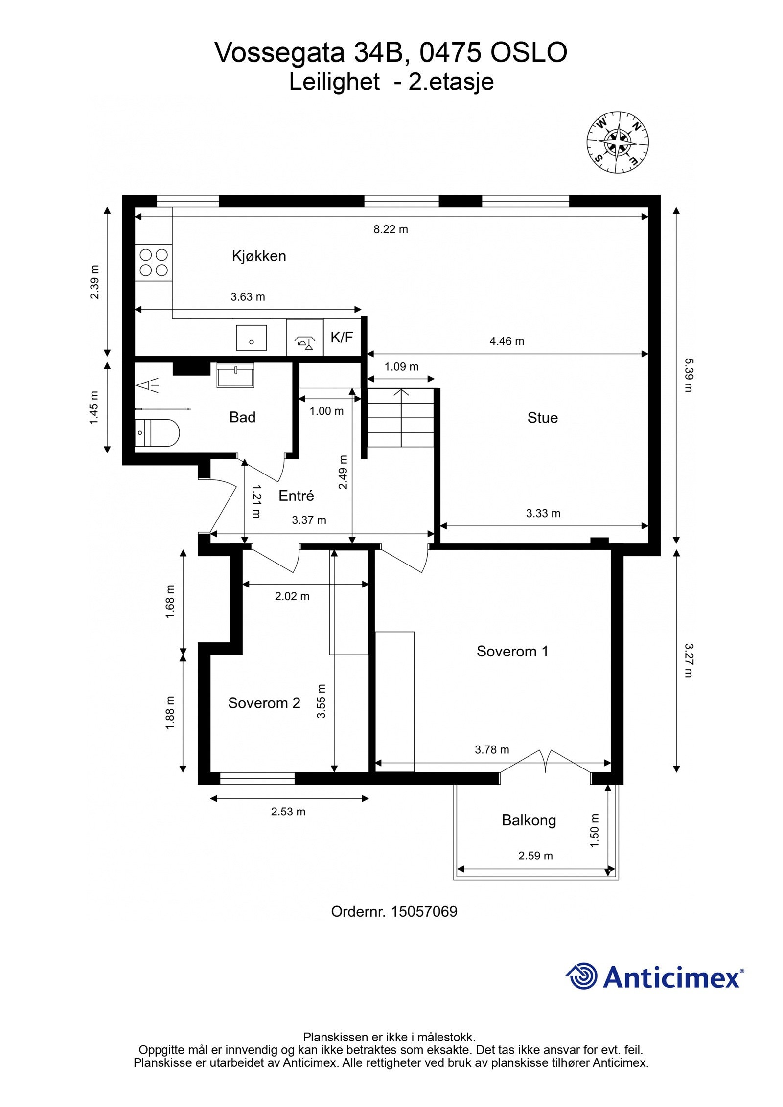 Planskisse. Galleribilde