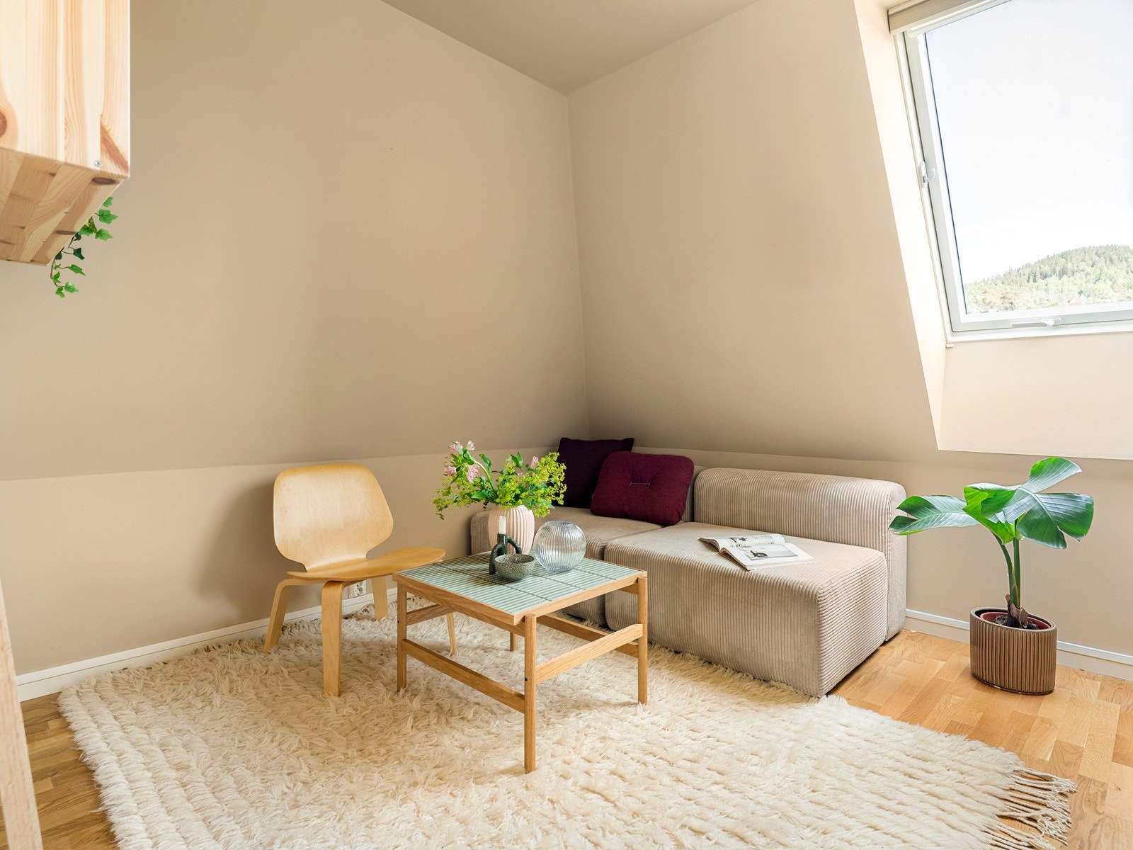 Denne kroken er perfekt for TV-kos eller som lekestue. Galleribilde