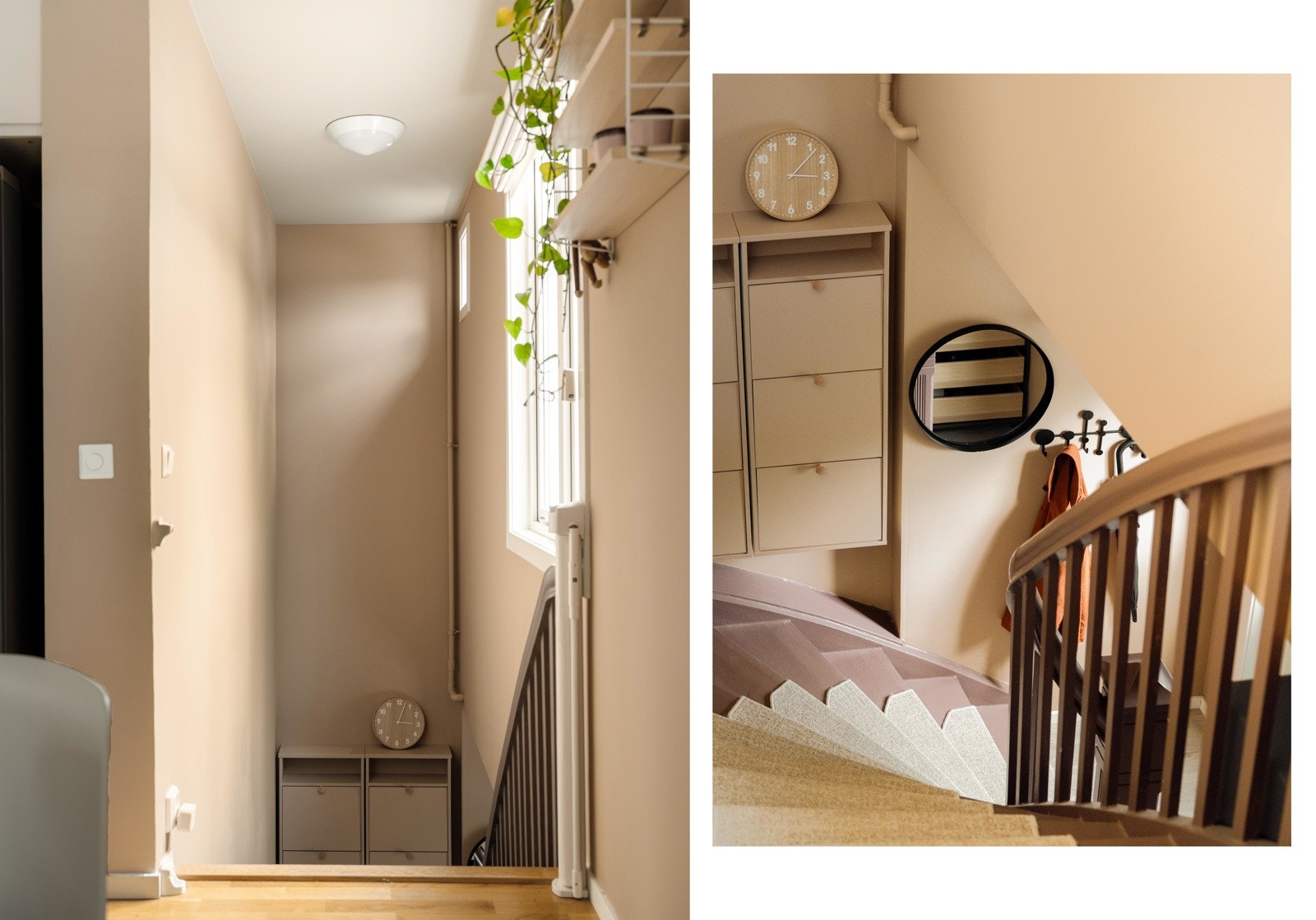 Før vi går opp, går vi litt ned: inngangen er i 1. etg. naturlig nok. Galleribilde