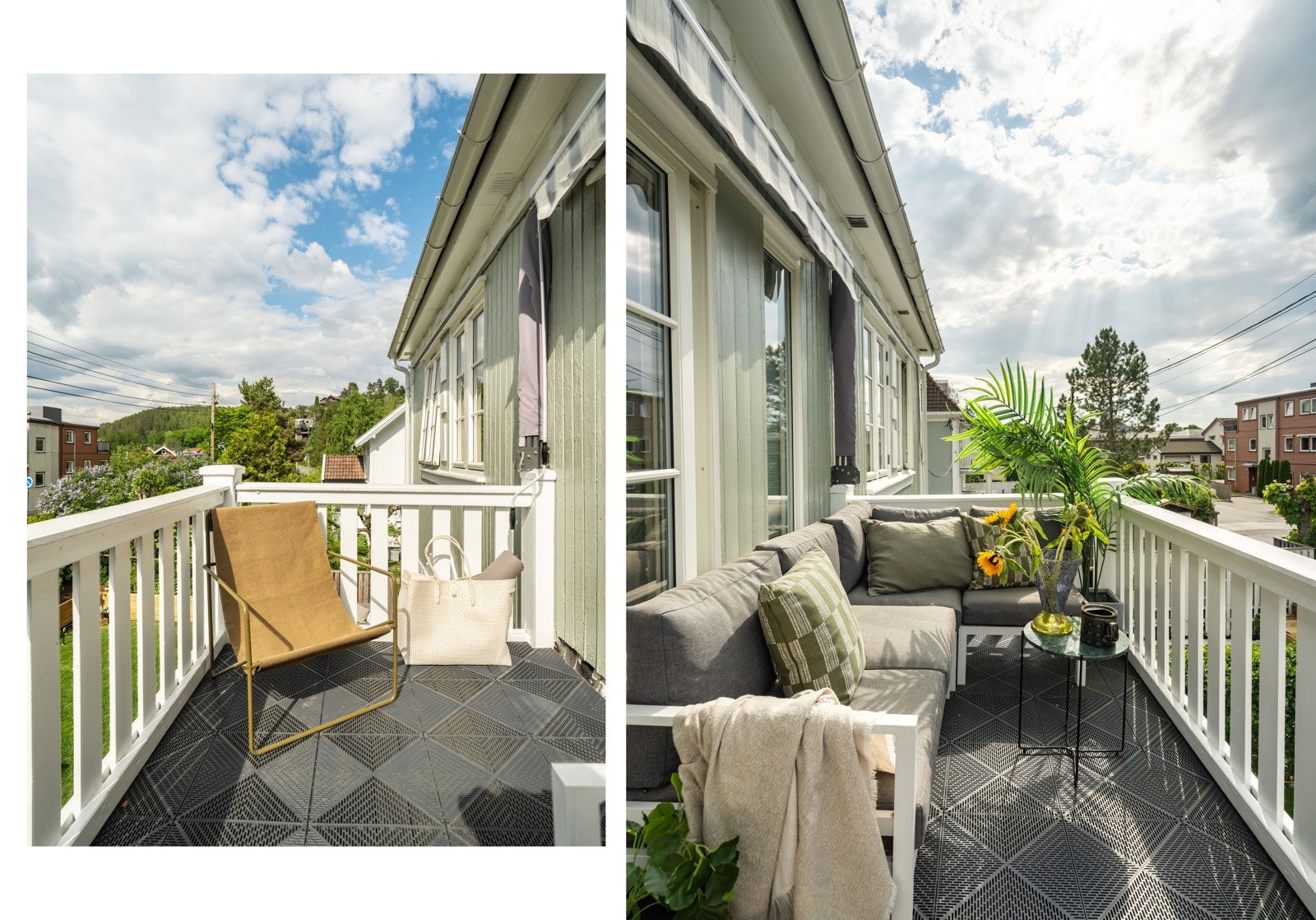 Det vil da si sol fra når du kommer hjem fra jobben og til den går ned. Galleribilde