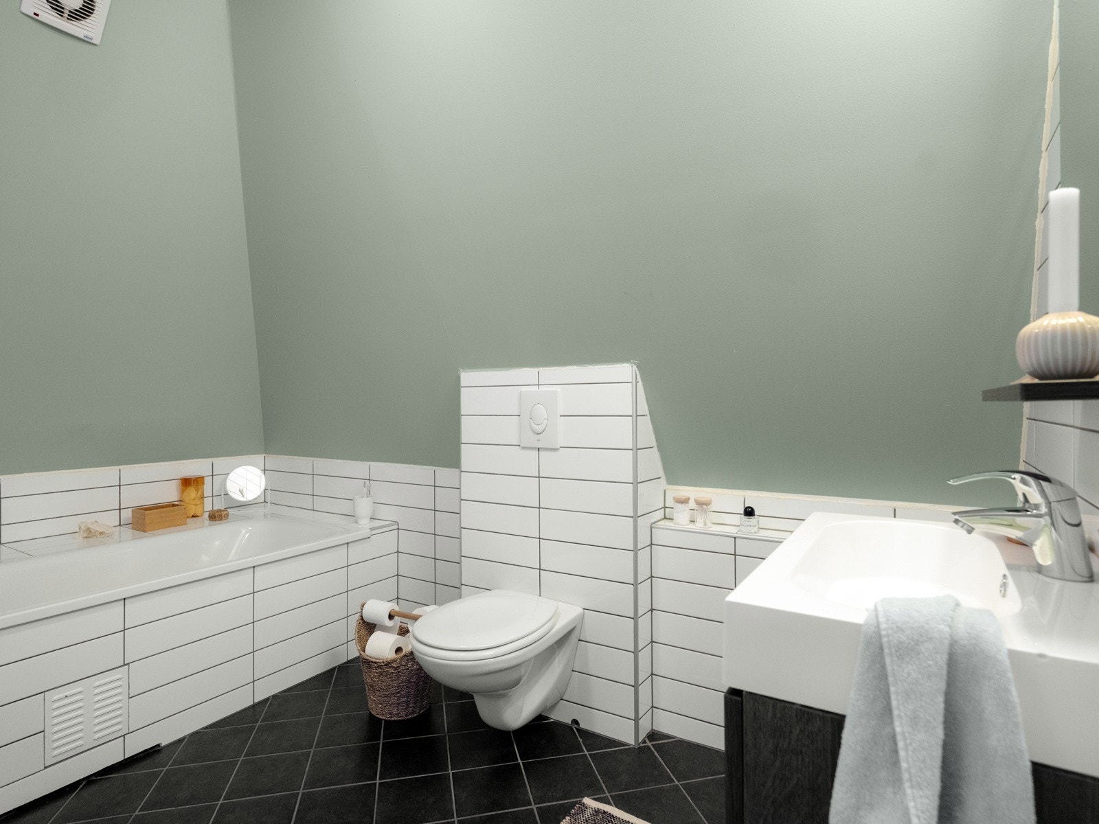 Unødvendig å si, men det er så klart varmekabler i gulvet på begge badene. Galleribilde