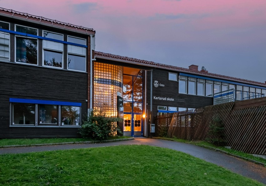 Boligen sokner til Karlsrud skole. Galleribilde