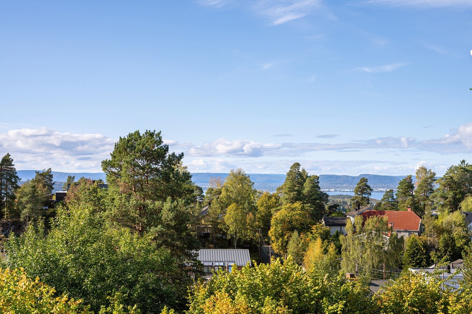 Utsikt fra balkong. Galleribilde