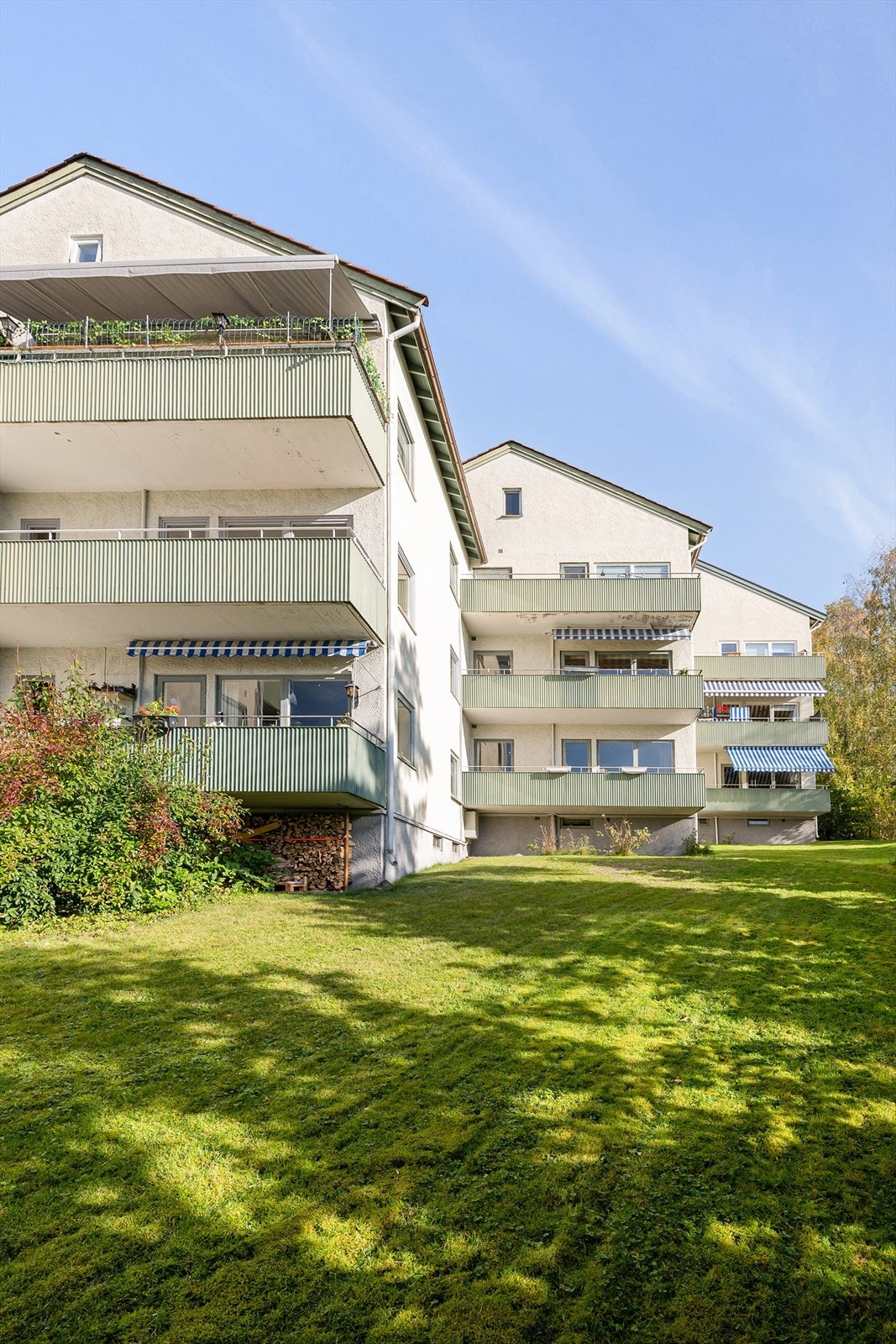 Fellesareal foran balkong. Galleribilde