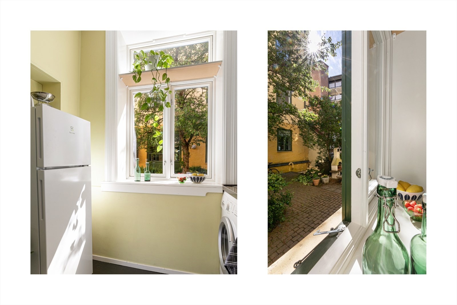Her er det enkelt å servere gjestene i bakgården! Galleribilde
