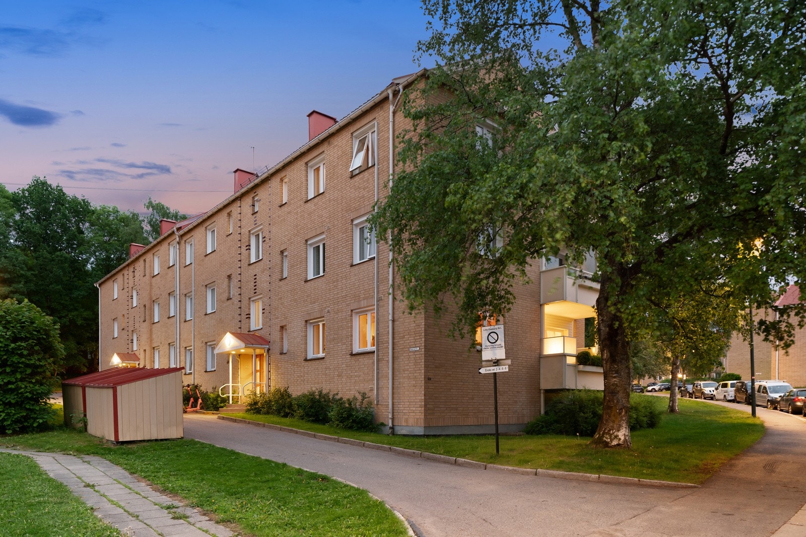 90fasade_kveld Galleribilde