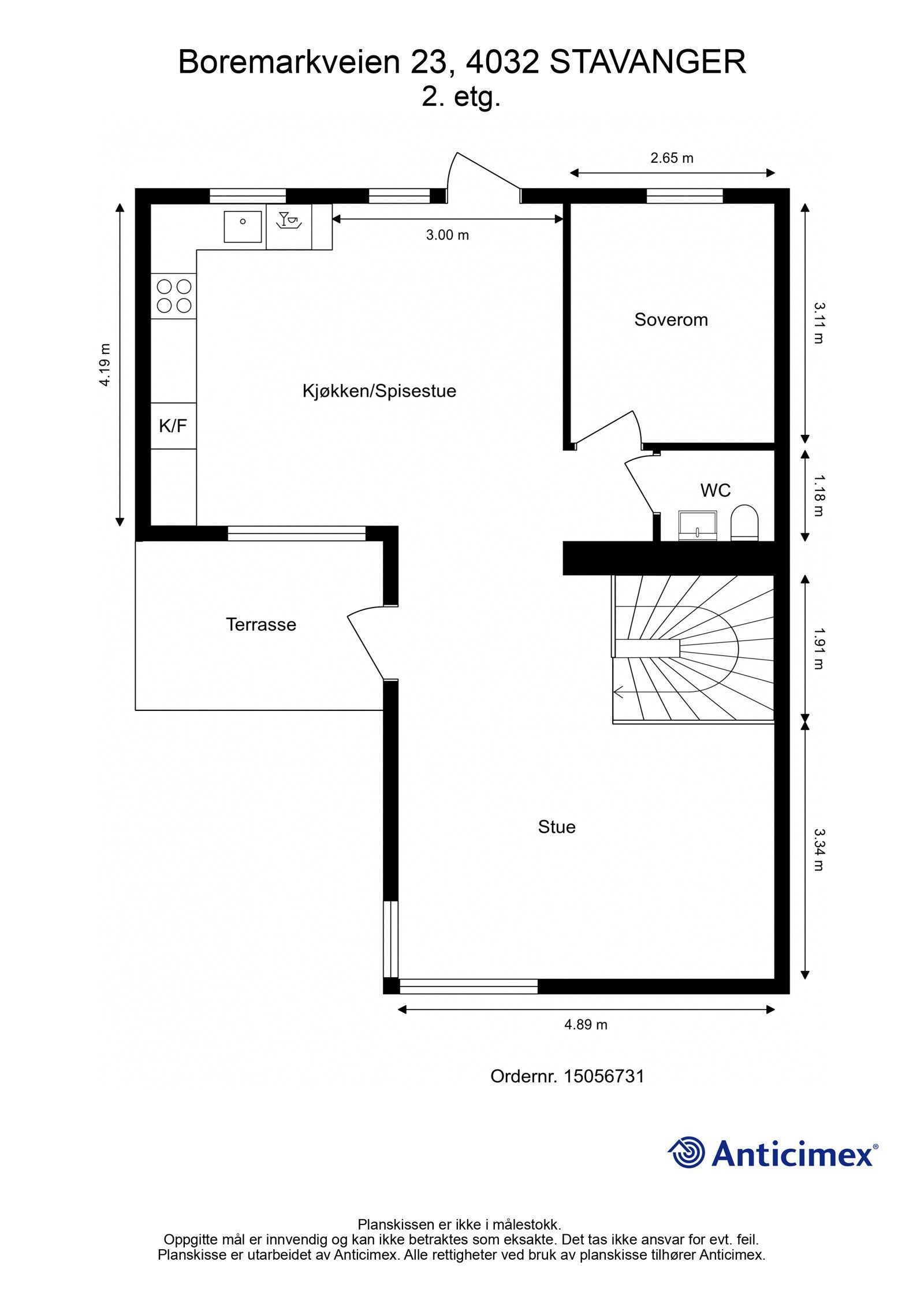 Plantegning | 2. etasje Galleribilde
