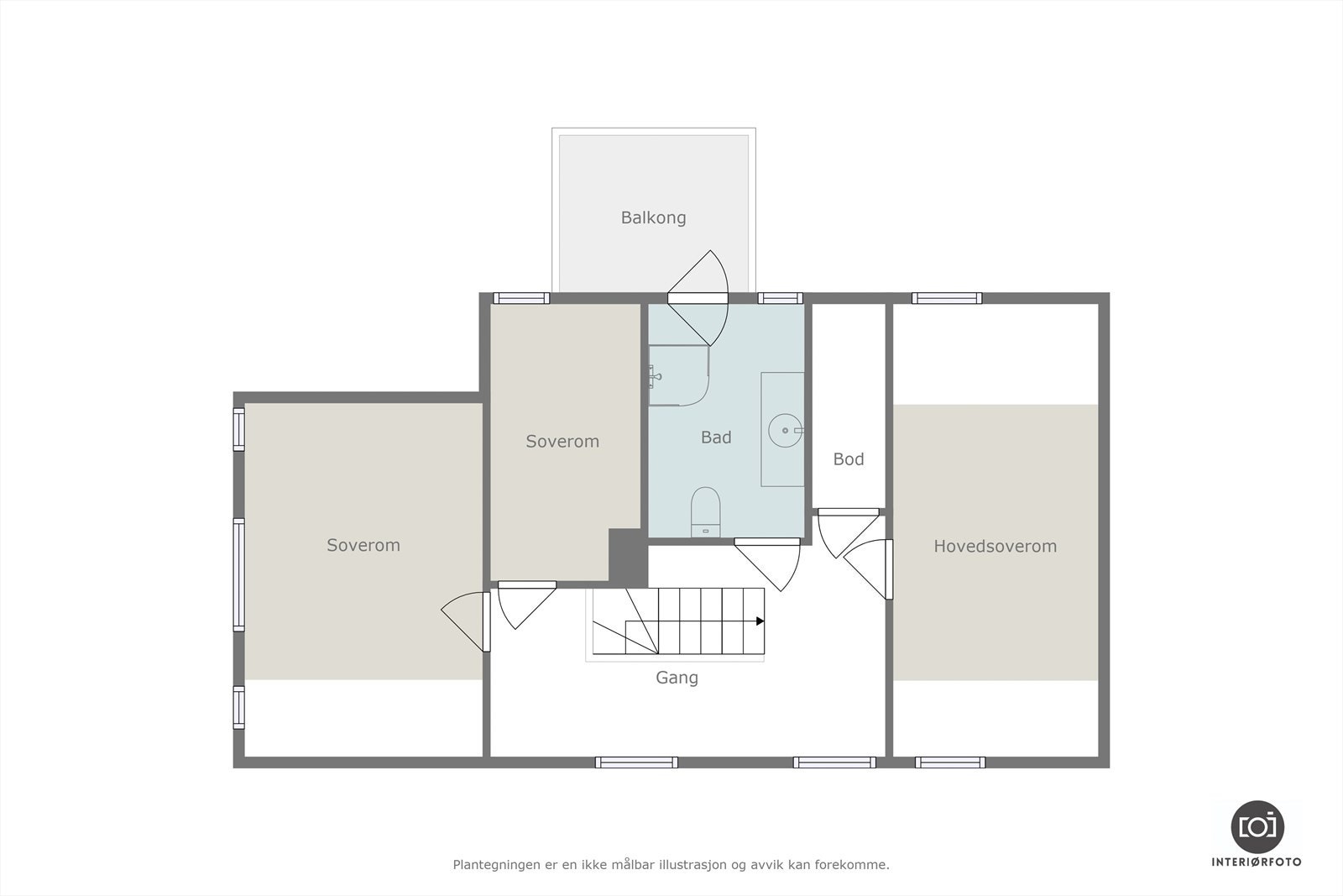 Plantegning Galleribilde