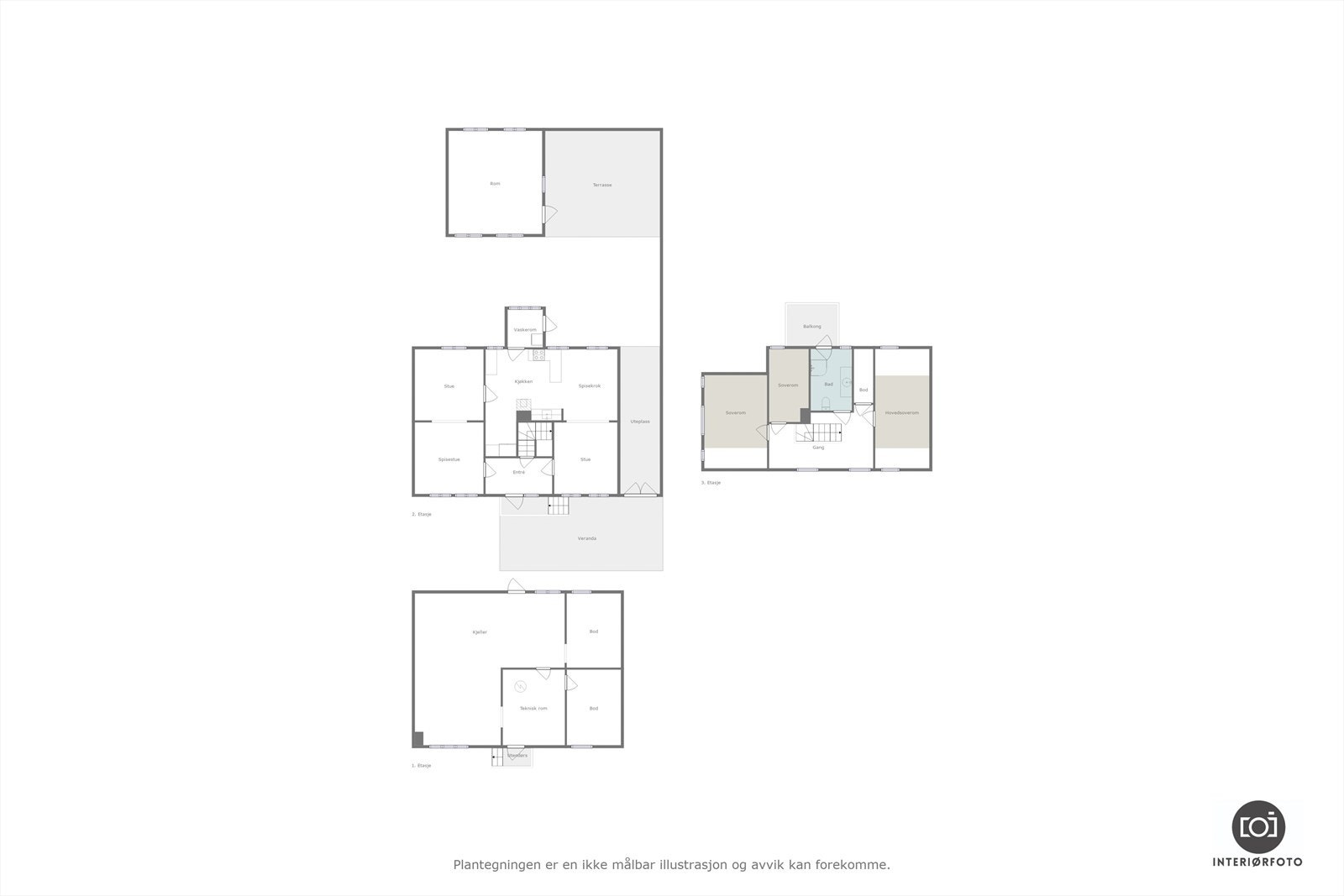 Plantegning Galleribilde