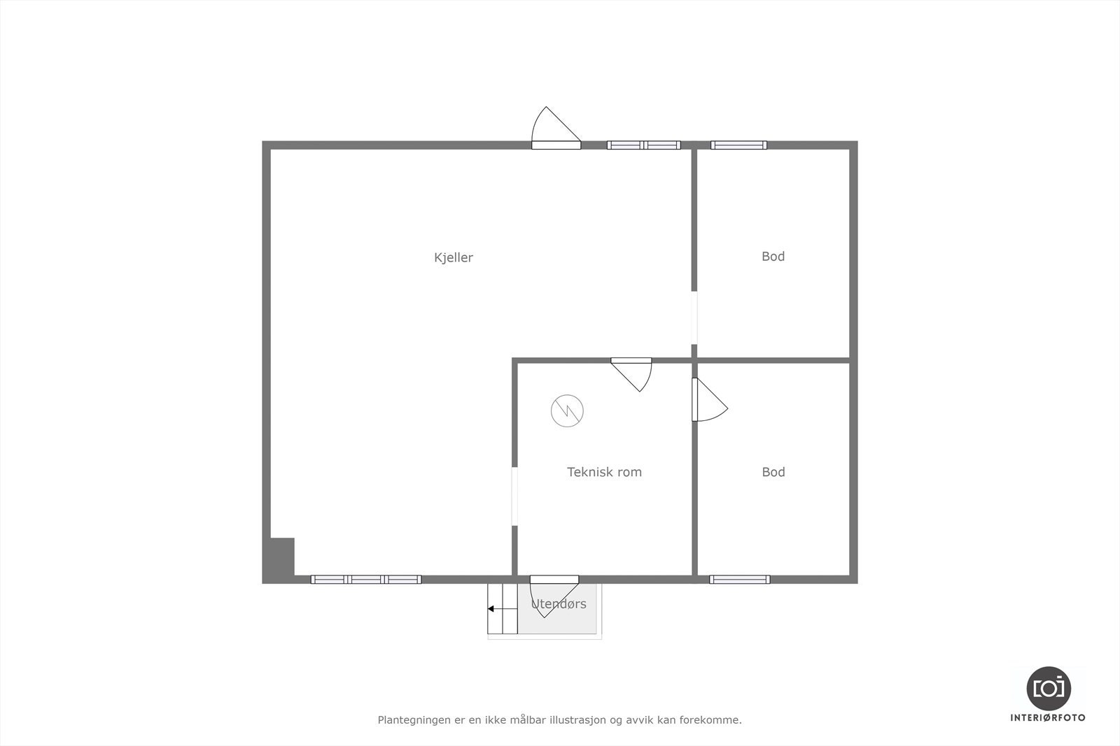 Plantegning Galleribilde